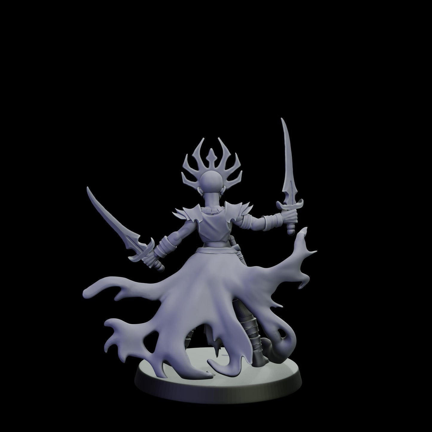DOR Shadowblood Miniature (6 Variations) - 28mm / 32mm / 36mm - Cosmondo - Unpainted Resin Printed Figure for TTRPGs and Wargaming