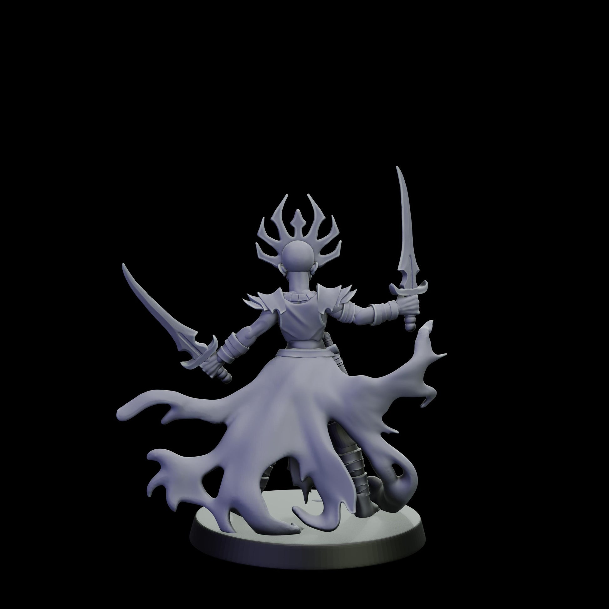 DOR Shadowblood Miniature (6 Variations) - 28mm / 32mm / 36mm - Cosmondo - Unpainted Resin Printed Figure for TTRPGs and Wargaming