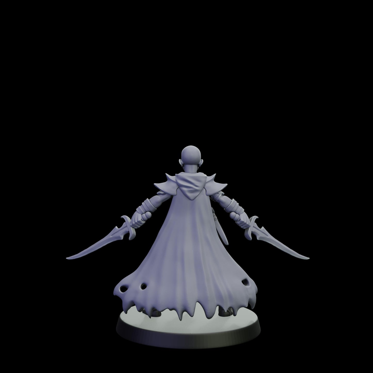 DOR Shadowblood Miniature (6 Variations) - 28mm / 32mm / 36mm - Cosmondo - Unpainted Resin Printed Figure for TTRPGs and Wargaming