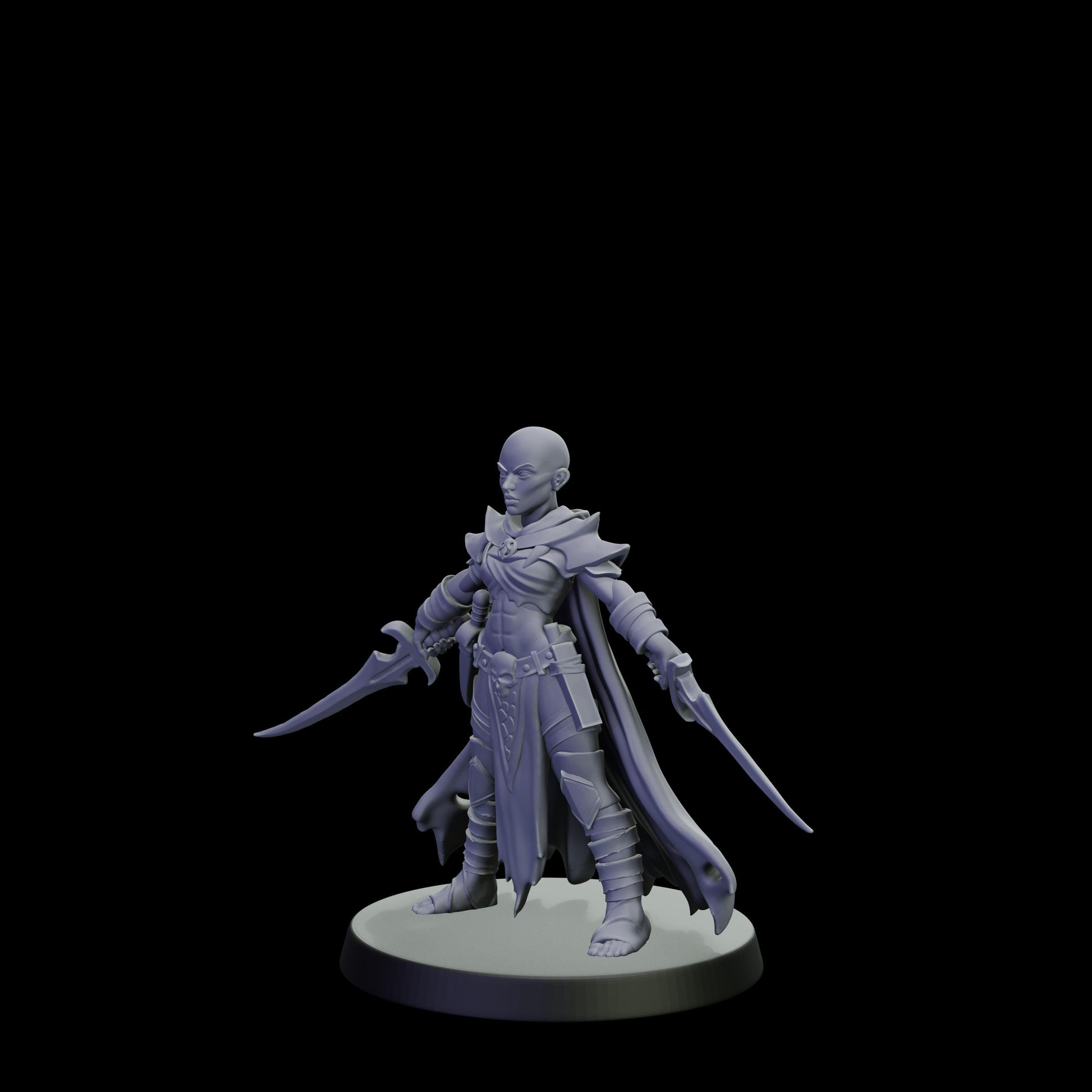 DOR Shadowblood Miniature (6 Variations) - 28mm / 32mm / 36mm - Cosmondo - Unpainted Resin Printed Figure for TTRPGs and Wargaming