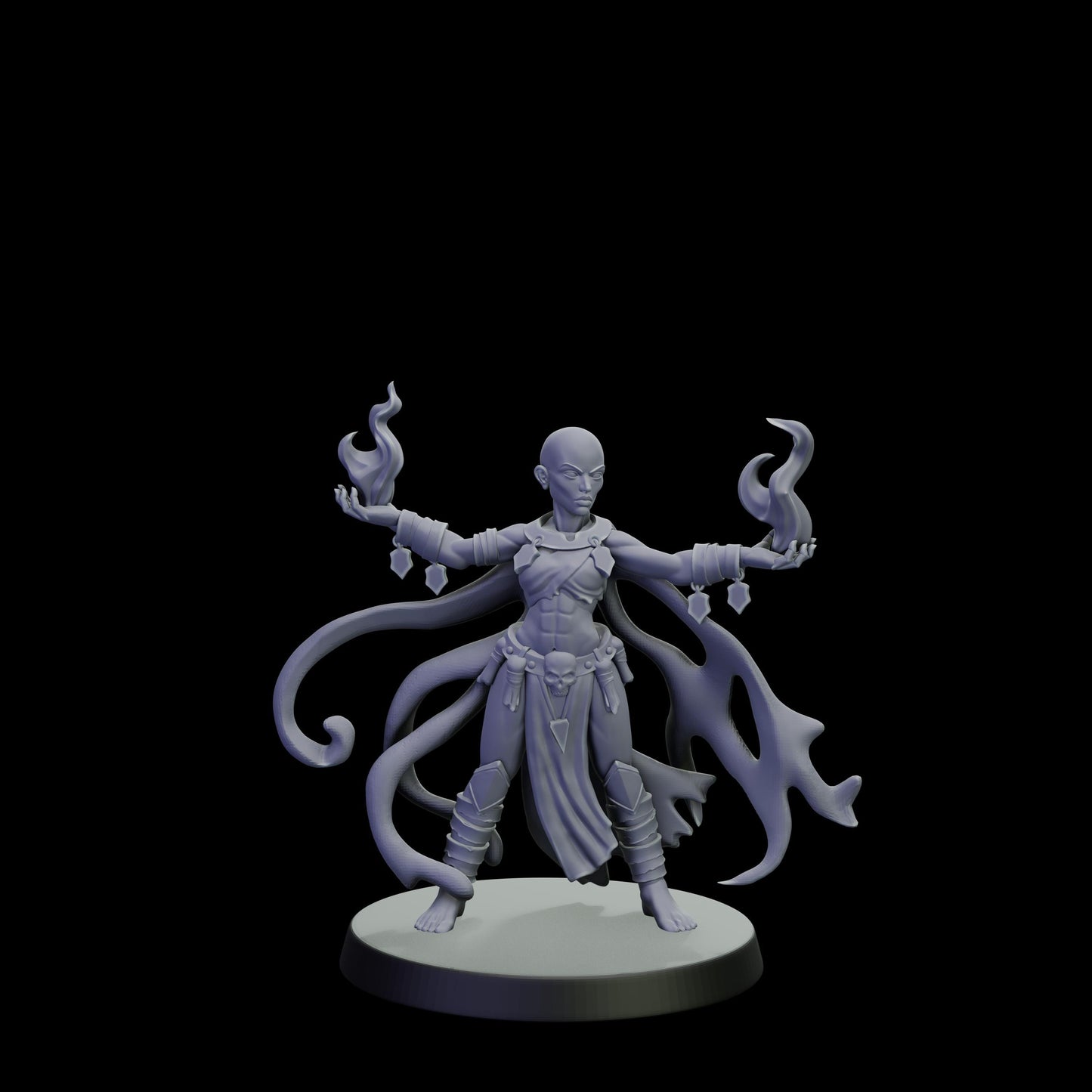 DOR Shadowblood Miniature (6 Variations) - 28mm / 32mm / 36mm - Cosmondo - Unpainted Resin Printed Figure for TTRPGs and Wargaming