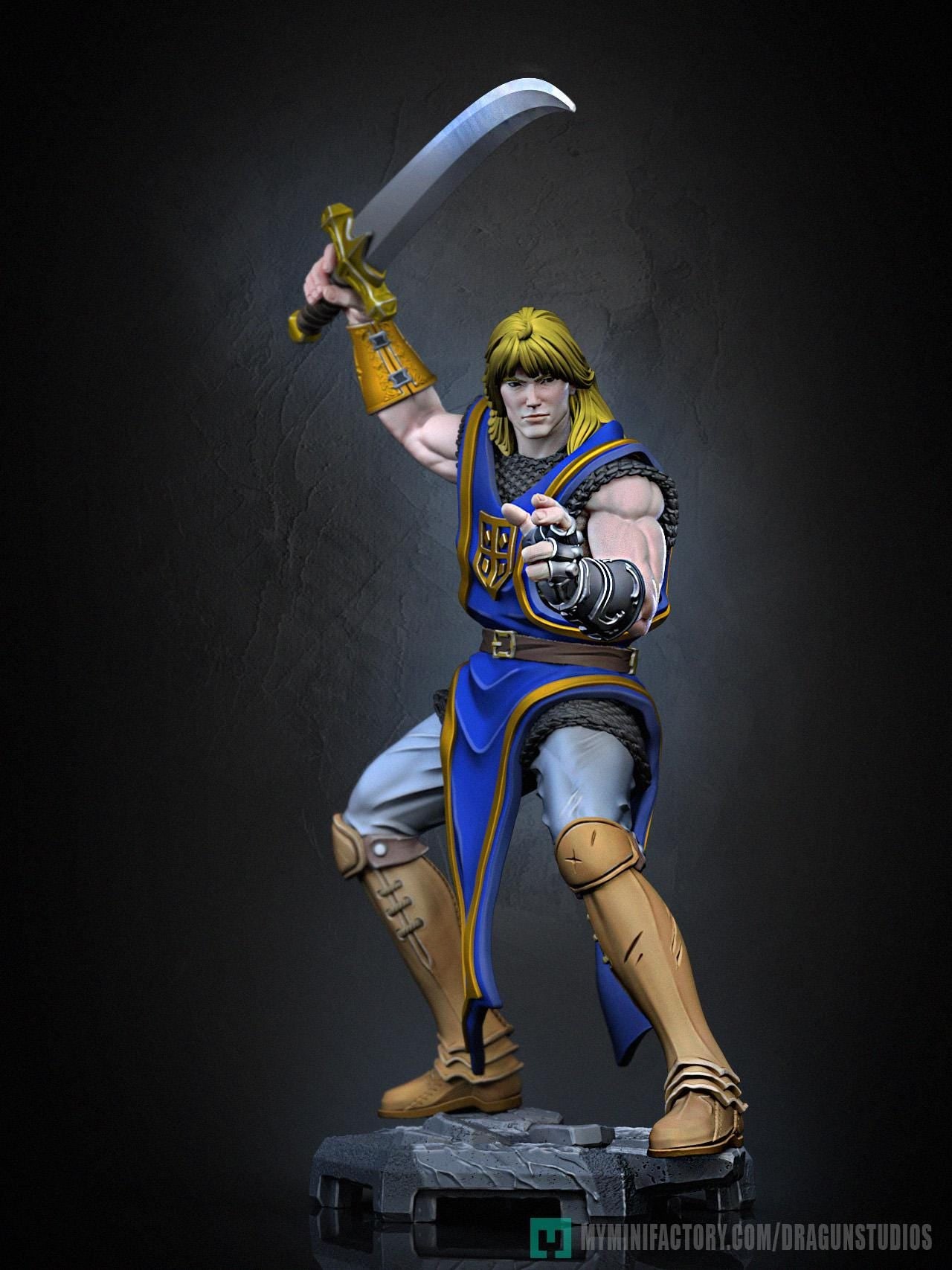 Lancelot Miniature - 28mm / 32mm / 36mm / 75mm - DraGun Studios - Resin Printed Figurine for D&D, TTRPGs, and Board Games