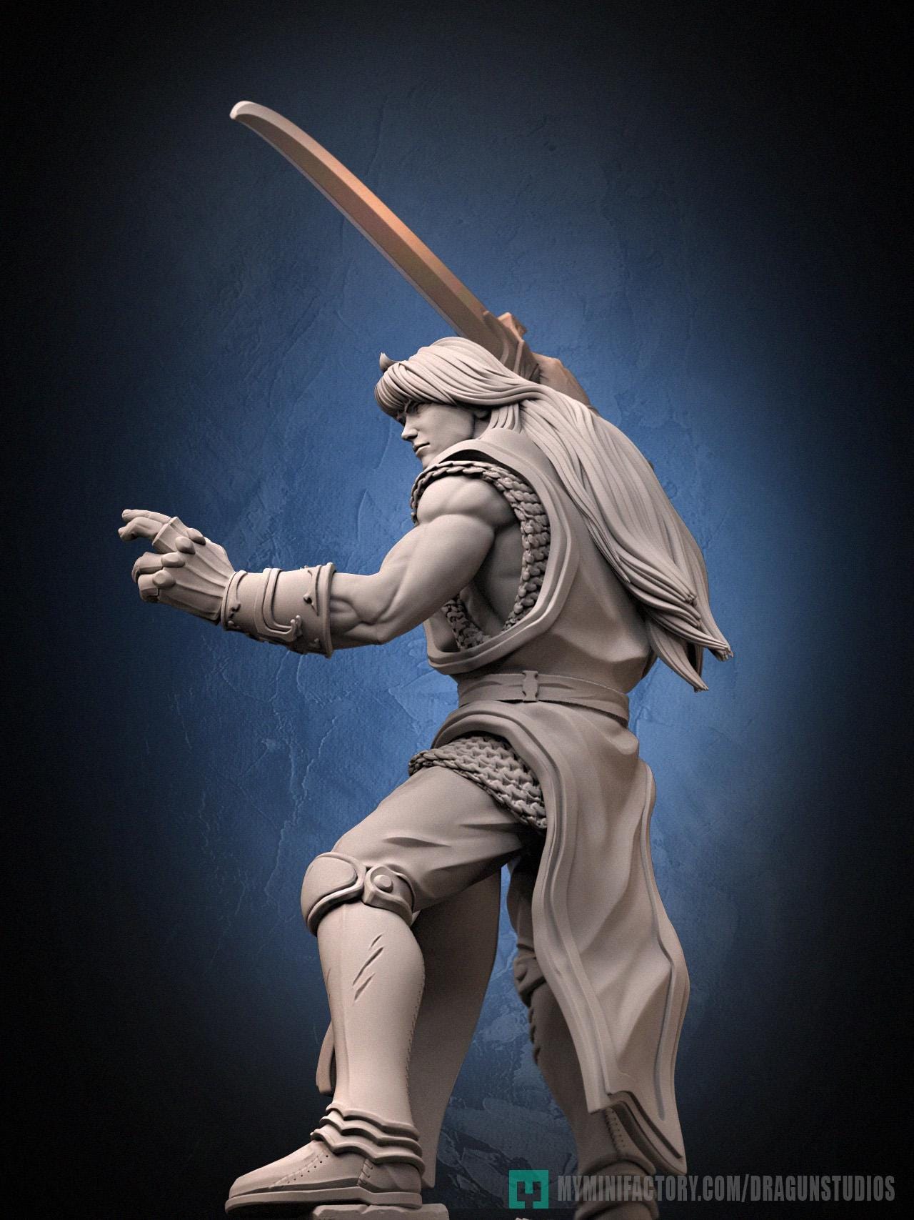 Lancelot Miniature - 28mm / 32mm / 36mm / 75mm - DraGun Studios - Resin Printed Figurine for D&D, TTRPGs, and Board Games