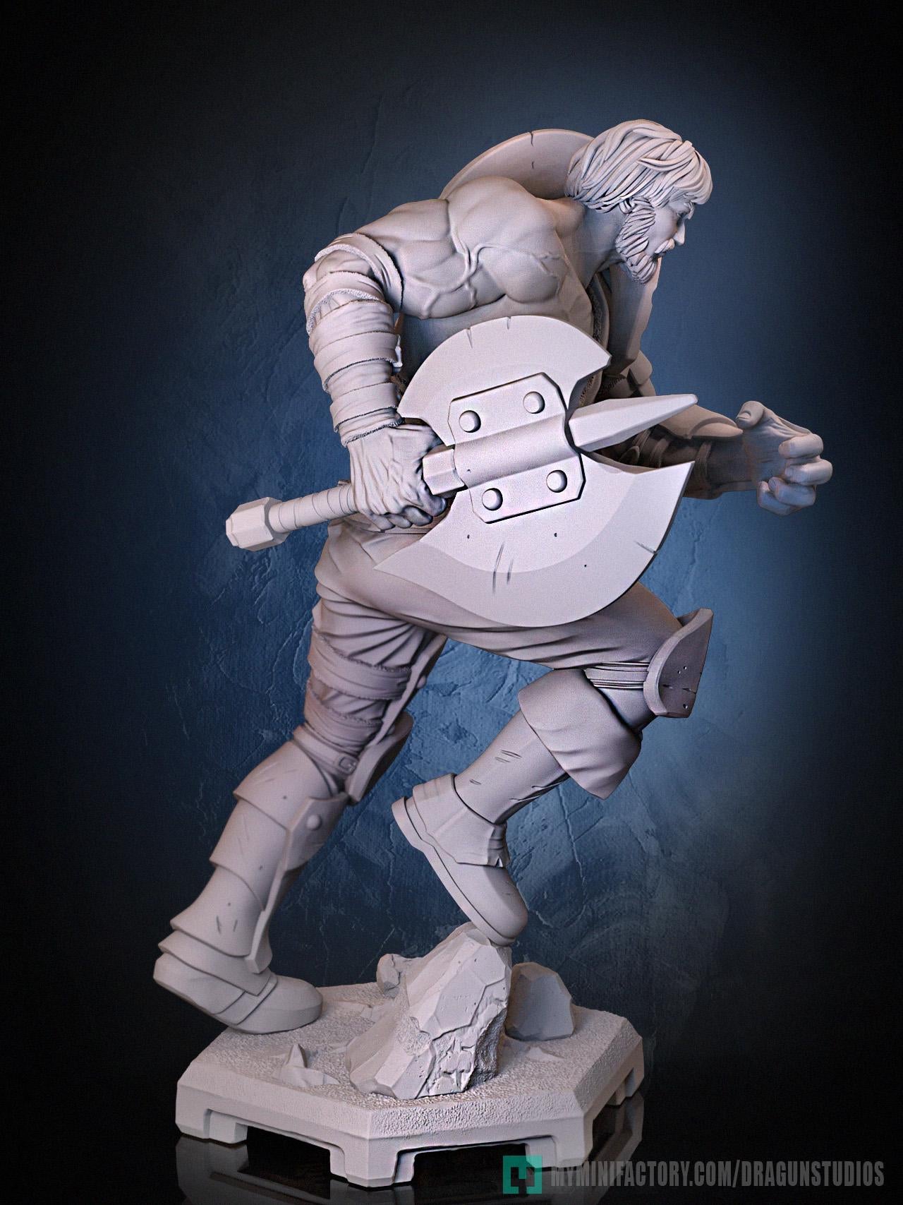 Perceval v2 Miniature - 28mm / 32mm / 36mm / 75mm - DraGun Studios - Resin Printed Figurine for D&D, TTRPGs, and Board Games