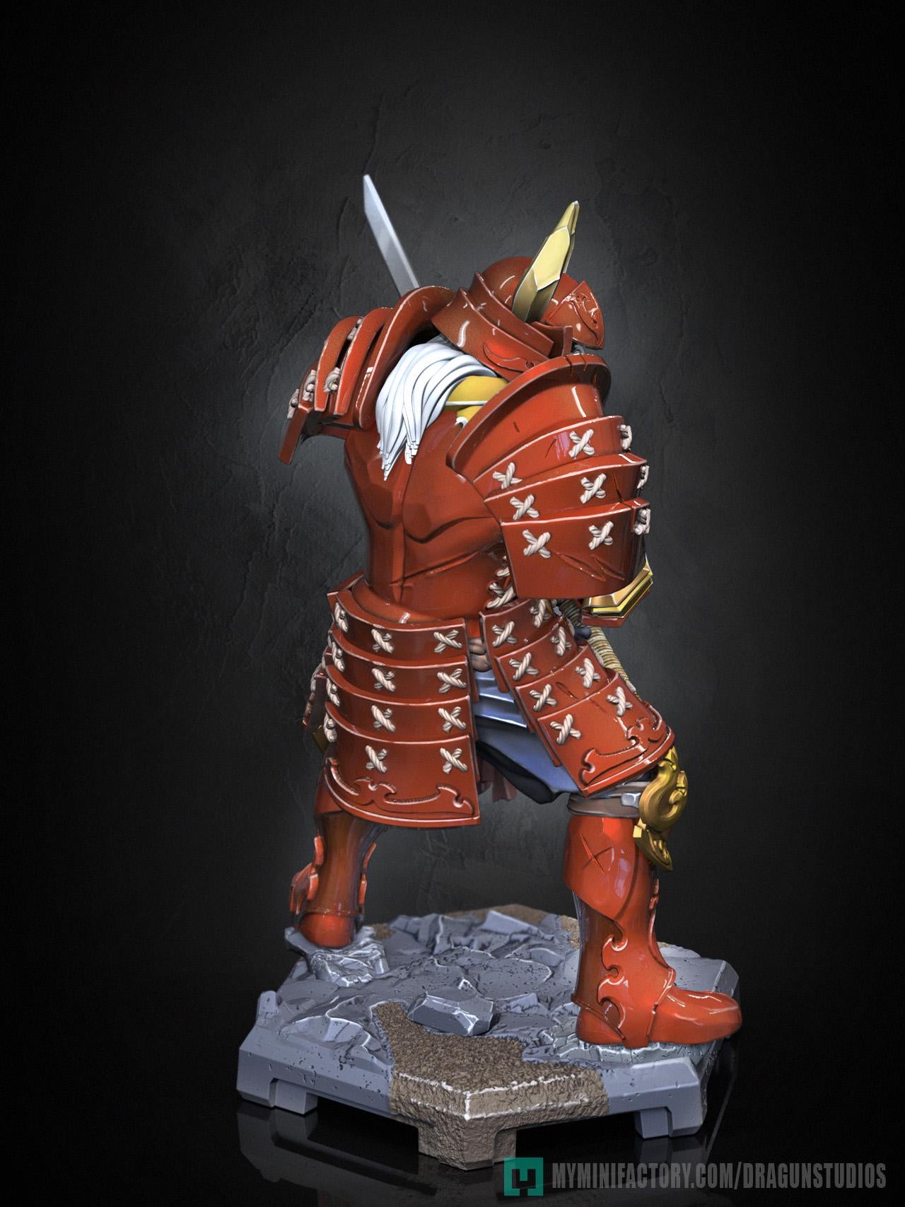 Muramasa Miniature - 50mm / 75mm - DraGun Studios - Resin Printed Figurine for D&D, TTRPGs, and Board Games