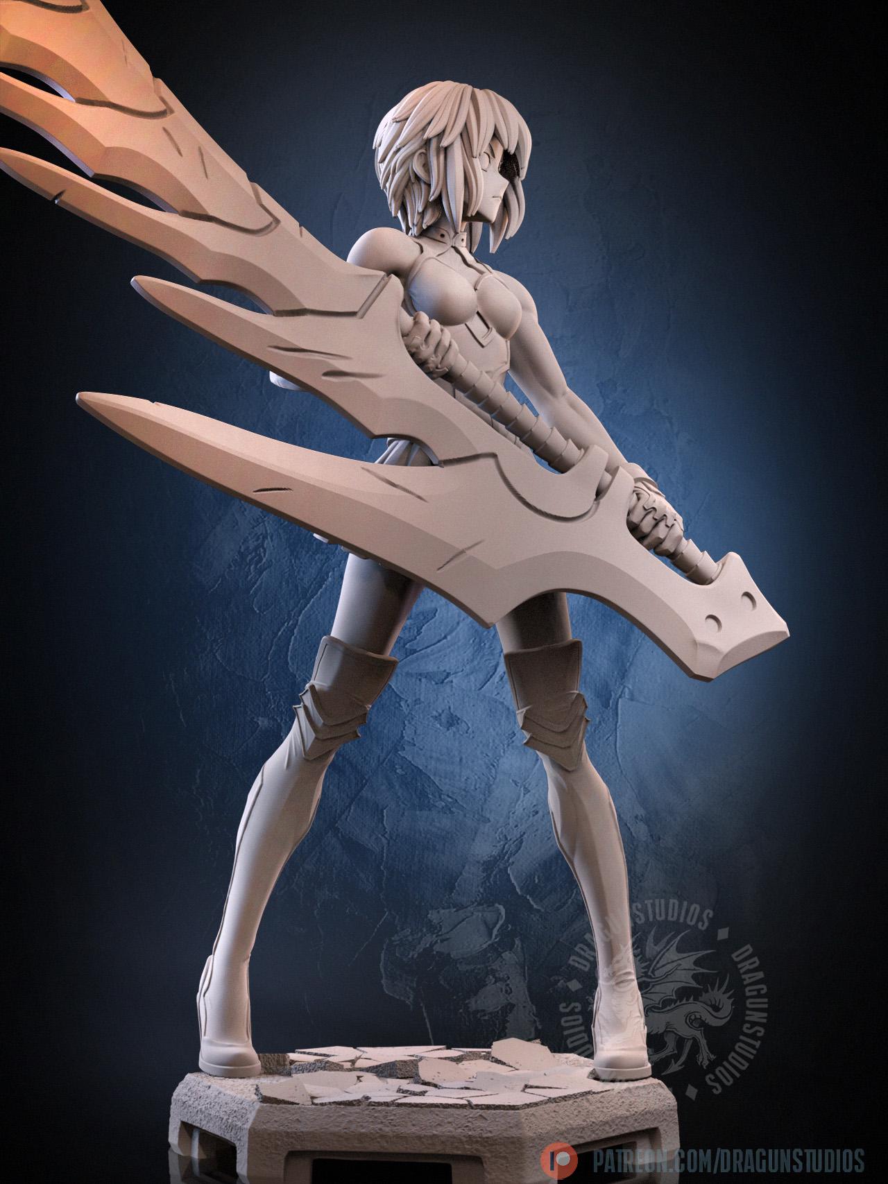 Executor Senpai - 28mm / 32mm / 36mm / 75mm - DraGun Studios - Resin Printed Figurine for D&D, TTRPGs, and Board Games