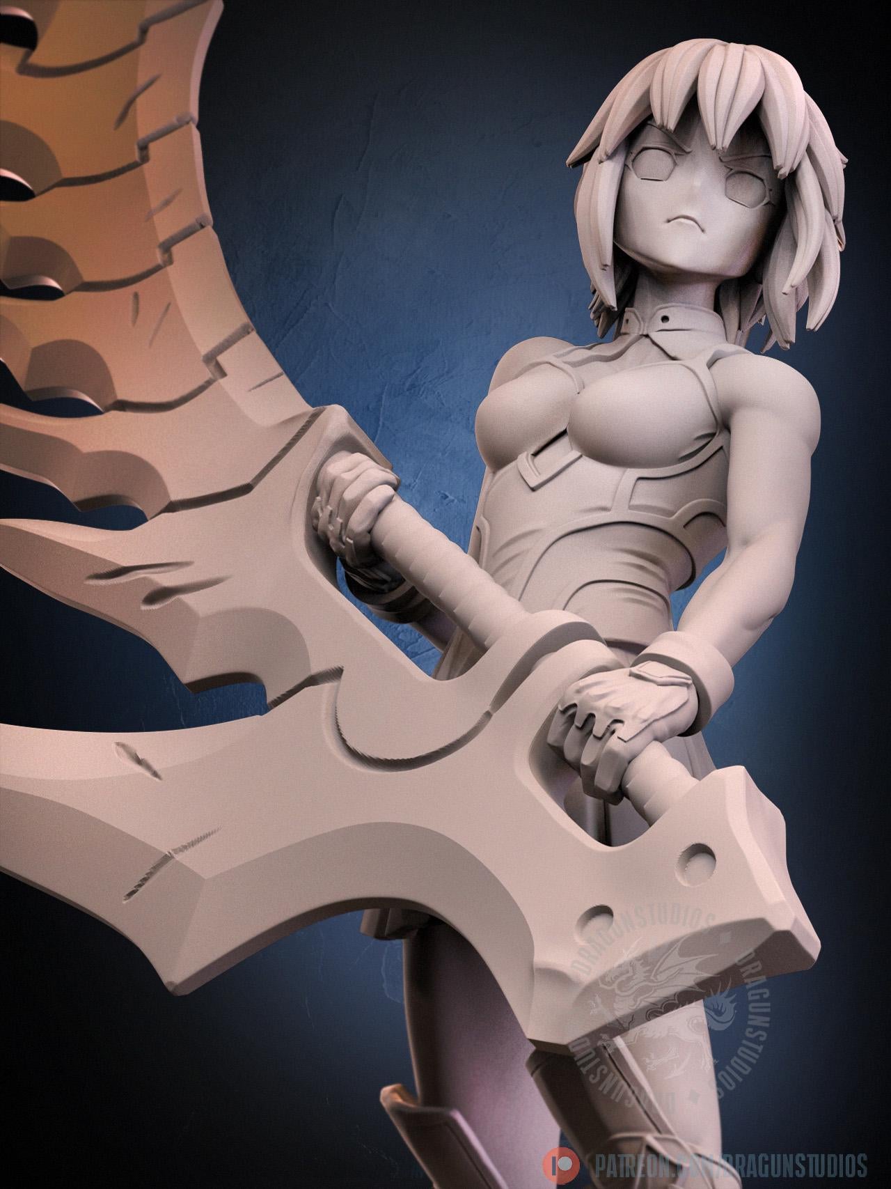 Executor Senpai - 28mm / 32mm / 36mm / 75mm - DraGun Studios - Resin Printed Figurine for D&D, TTRPGs, and Board Games