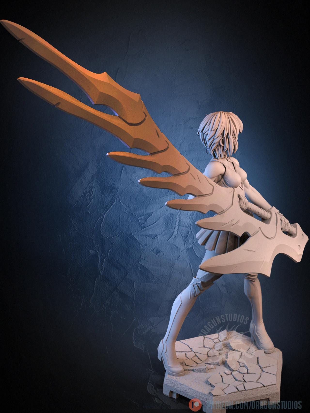 Executor Senpai - 28mm / 32mm / 36mm / 75mm - DraGun Studios - Resin Printed Figurine for D&D, TTRPGs, and Board Games
