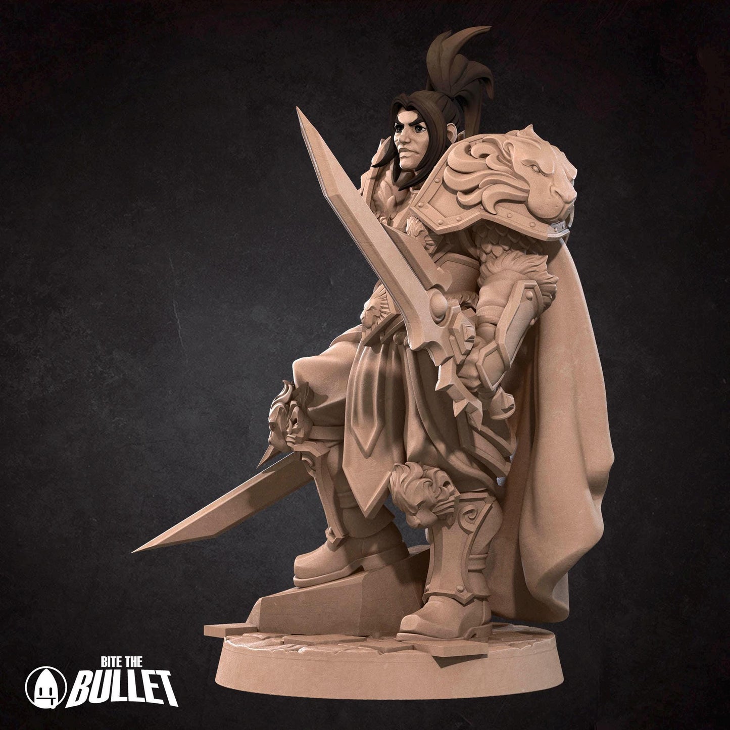 Alliance High King Miniature (2 Variations) - 28mm / 32mm / 36mm - Bite the Bullet - Resin Printed Figure for D&D, TTRPGs, and Board Games