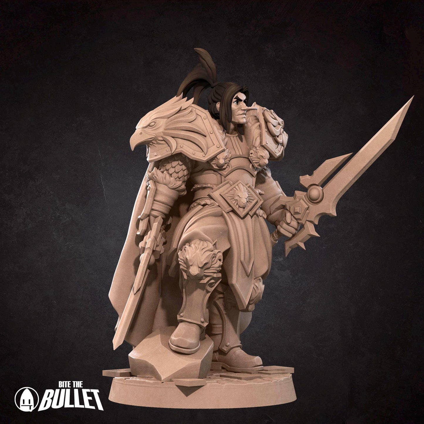 Alliance High King Miniature (2 Variations) - 28mm / 32mm / 36mm - Bite the Bullet - Resin Printed Figure for D&D, TTRPGs, and Board Games