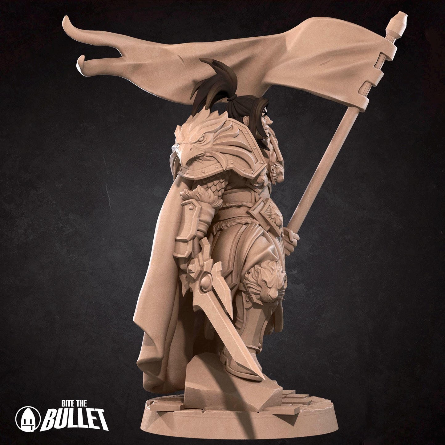Alliance High King Miniature (2 Variations) - 28mm / 32mm / 36mm - Bite the Bullet - Resin Printed Figure for D&D, TTRPGs, and Board Games