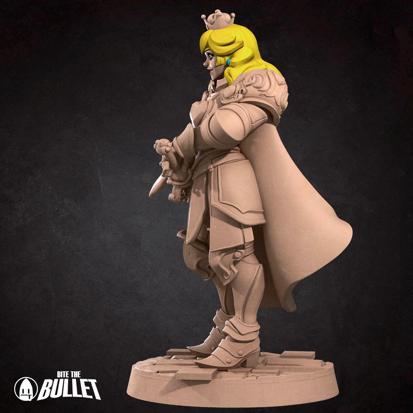 Lady Peony Miniature - 28mm / 32mm / 36mm - Bite the Bullet - Resin Printed Figure for D&D, TTRPGs, and Board Games