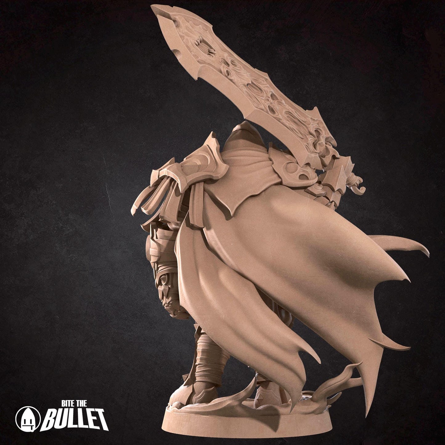 Red Demon Rider Miniature - 28mm / 32mm / 36mm - Bite the Bullet - Resin Printed Figure for D&D, TTRPGs, and Board Games