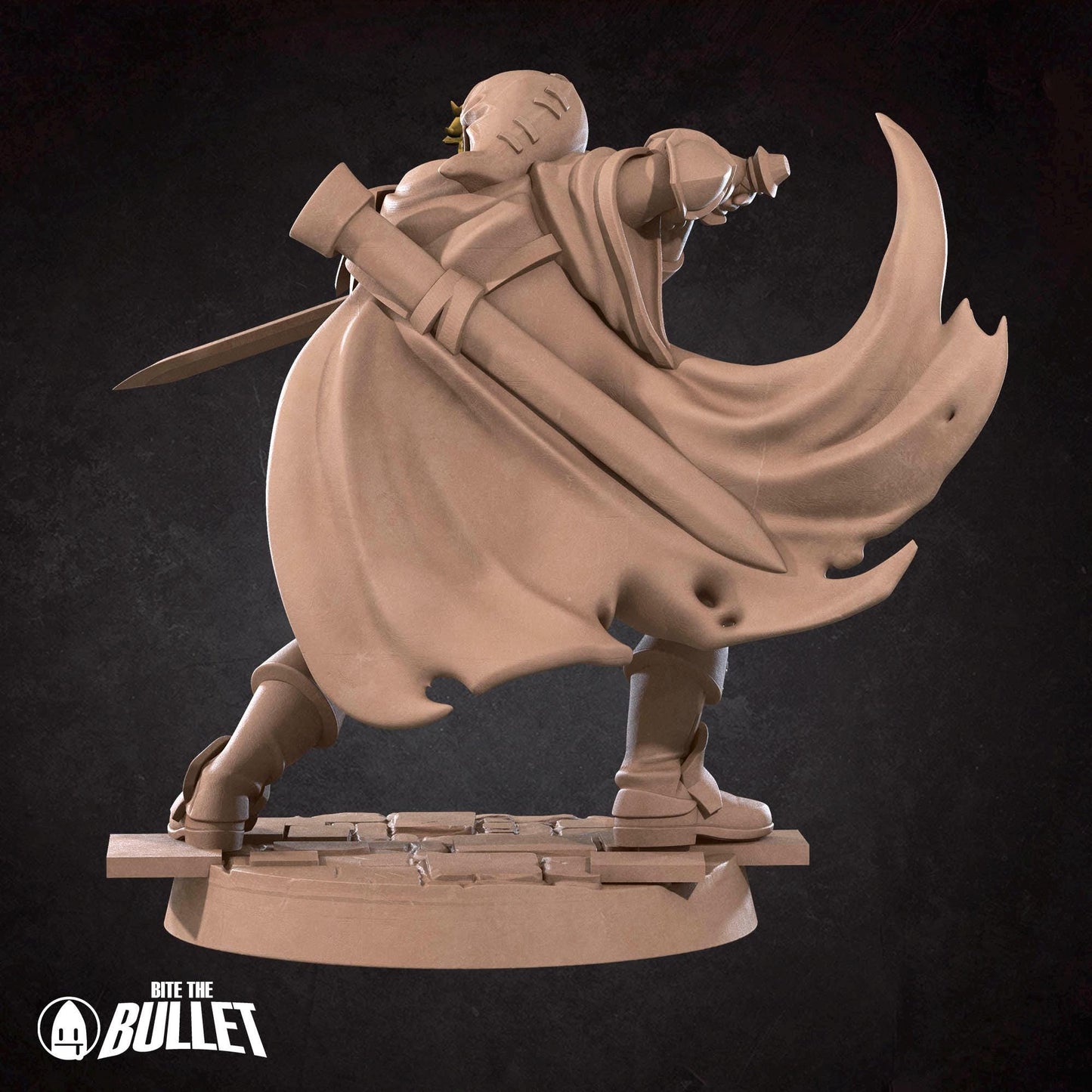 Rinku Miniature - 28mm / 32mm / 36mm - Bite the Bullet - Resin Printed Figure for D&D, TTRPGs, and Board Games