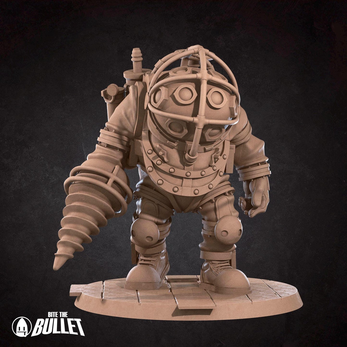 Mr. B & Tiny Angel Miniature (2 Variations) - 28mm / 32mm / 36mm - Bite the Bullet - Resin Printed Figure for TTRPGs and Board Games