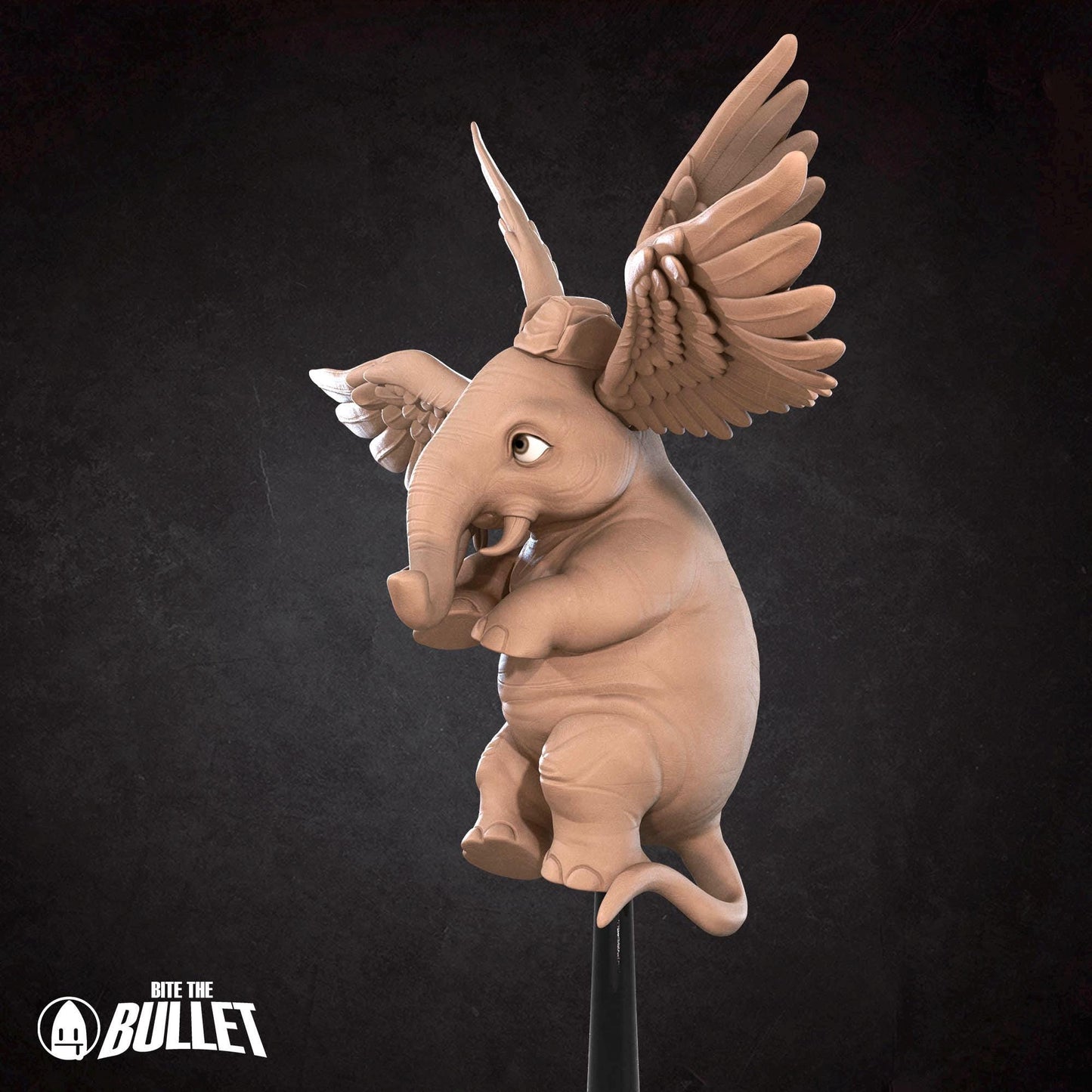 Hollyphant Miniature (2 Variations) - 28mm / 32mm / 36mm - Bite the Bullet - Resin Printed Figure for D&D, TTRPGs, and Board Games