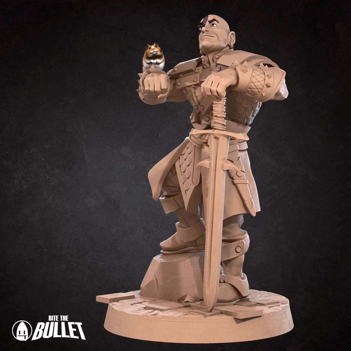 Human Ranger Miniature - 28mm / 32mm / 36mm - Bite the Bullet - Resin Printed Figure for D&D, TTRPGs, and Board Games