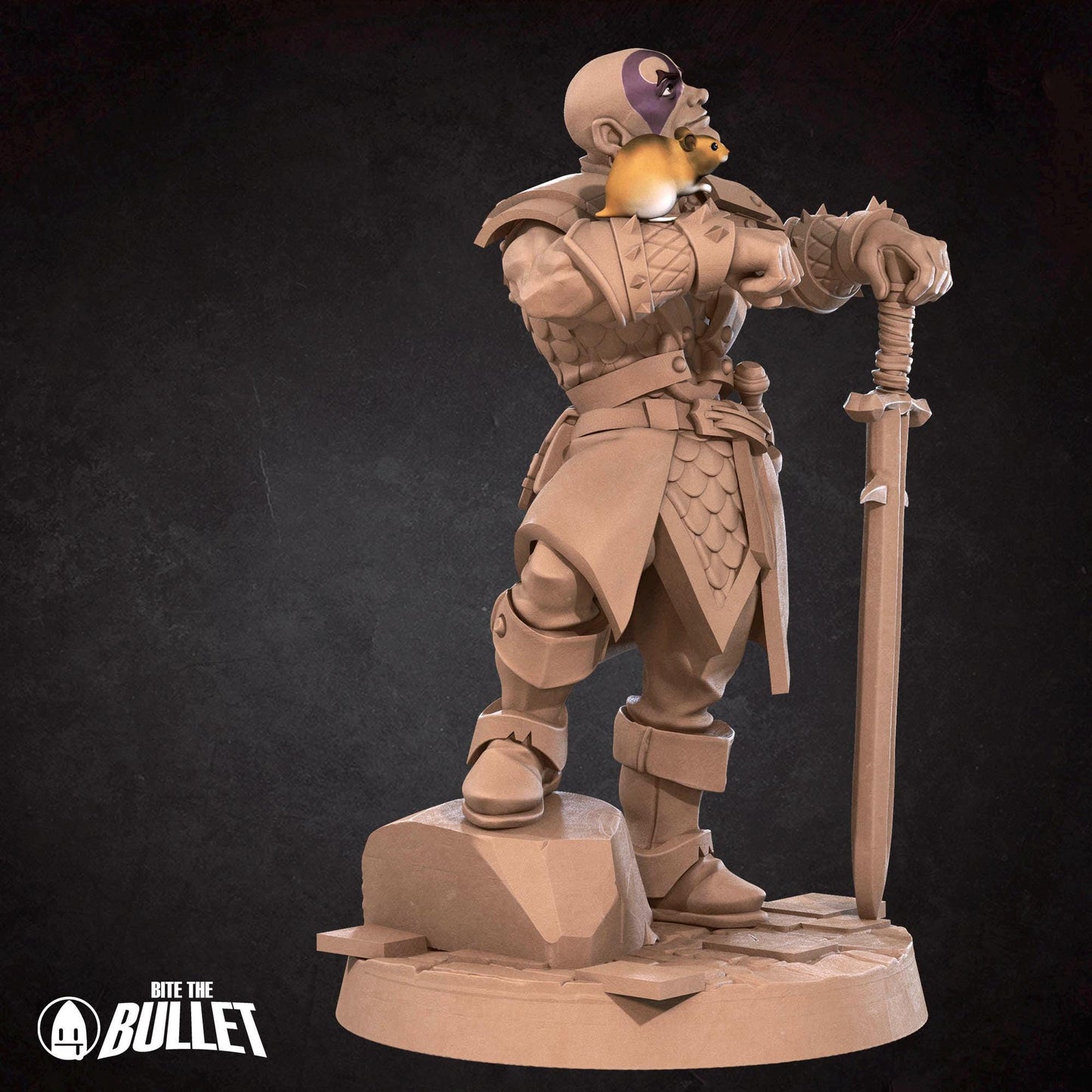 Human Ranger Miniature - 28mm / 32mm / 36mm - Bite the Bullet - Resin Printed Figure for D&D, TTRPGs, and Board Games