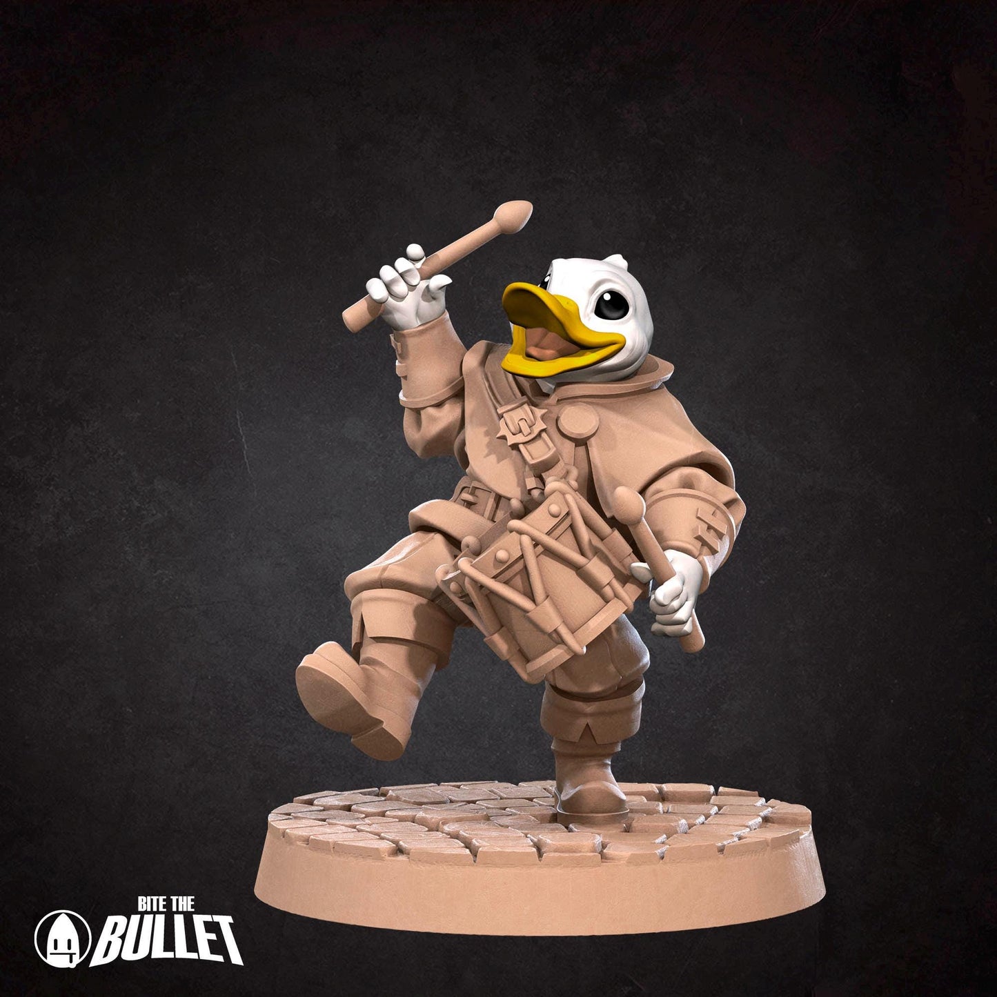 Duckfolk Bard Miniature - 28mm / 32mm / 36mm - Bite the Bullet - Resin Printed Figure for D&D, TTRPGs, and Board Games