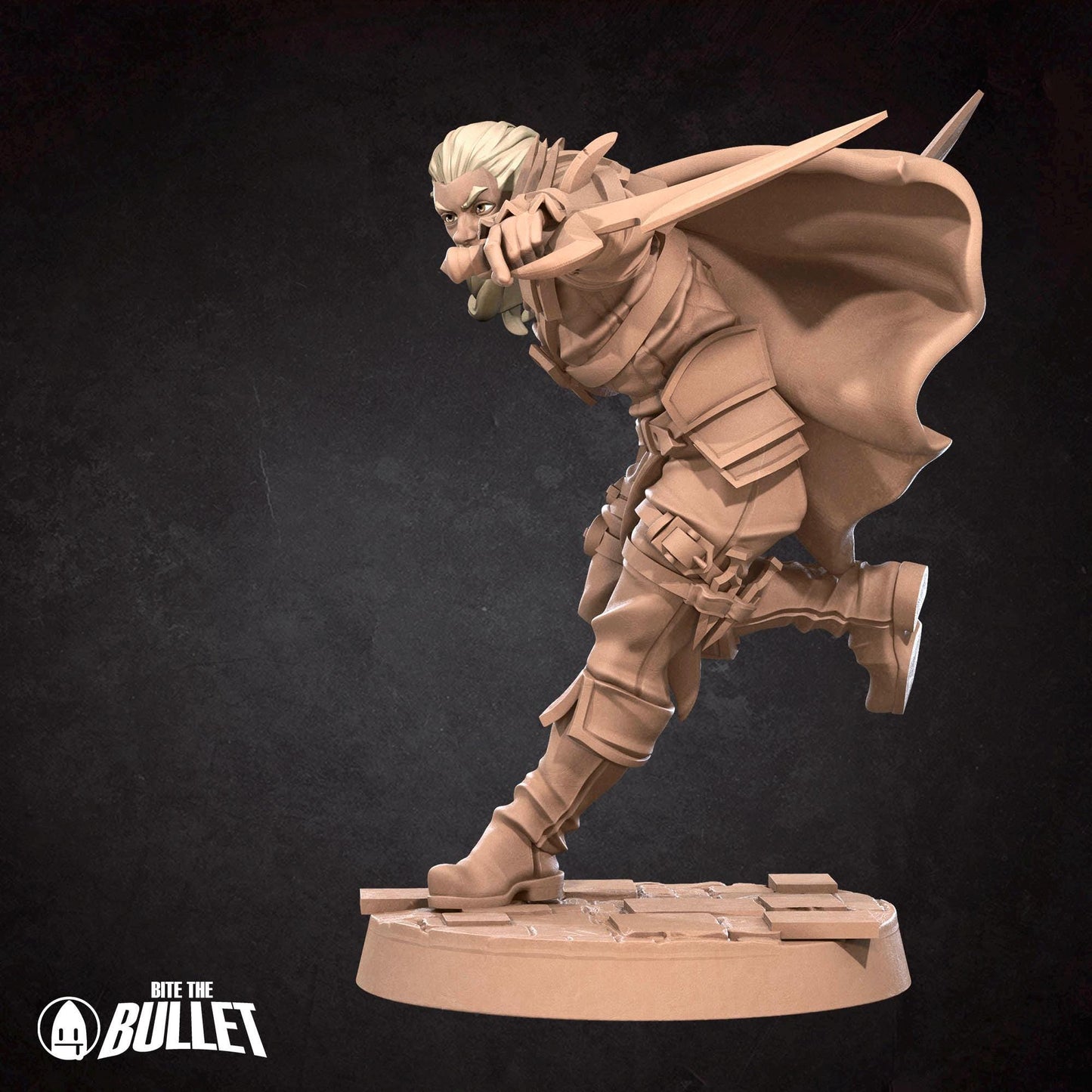 Elf Rogue Miniature - 28mm / 32mm / 36mm - Bite the Bullet - Resin Printed Figure for D&D, TTRPGs, and Board Games