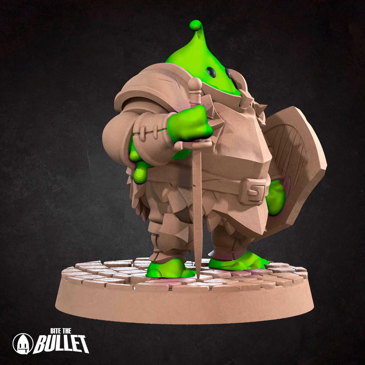 Plasmoid Warrior Miniature - 28mm / 32mm / 36mm - Bite the Bullet - Resin Printed Figure for D&D, TTRPGs, and Board Games