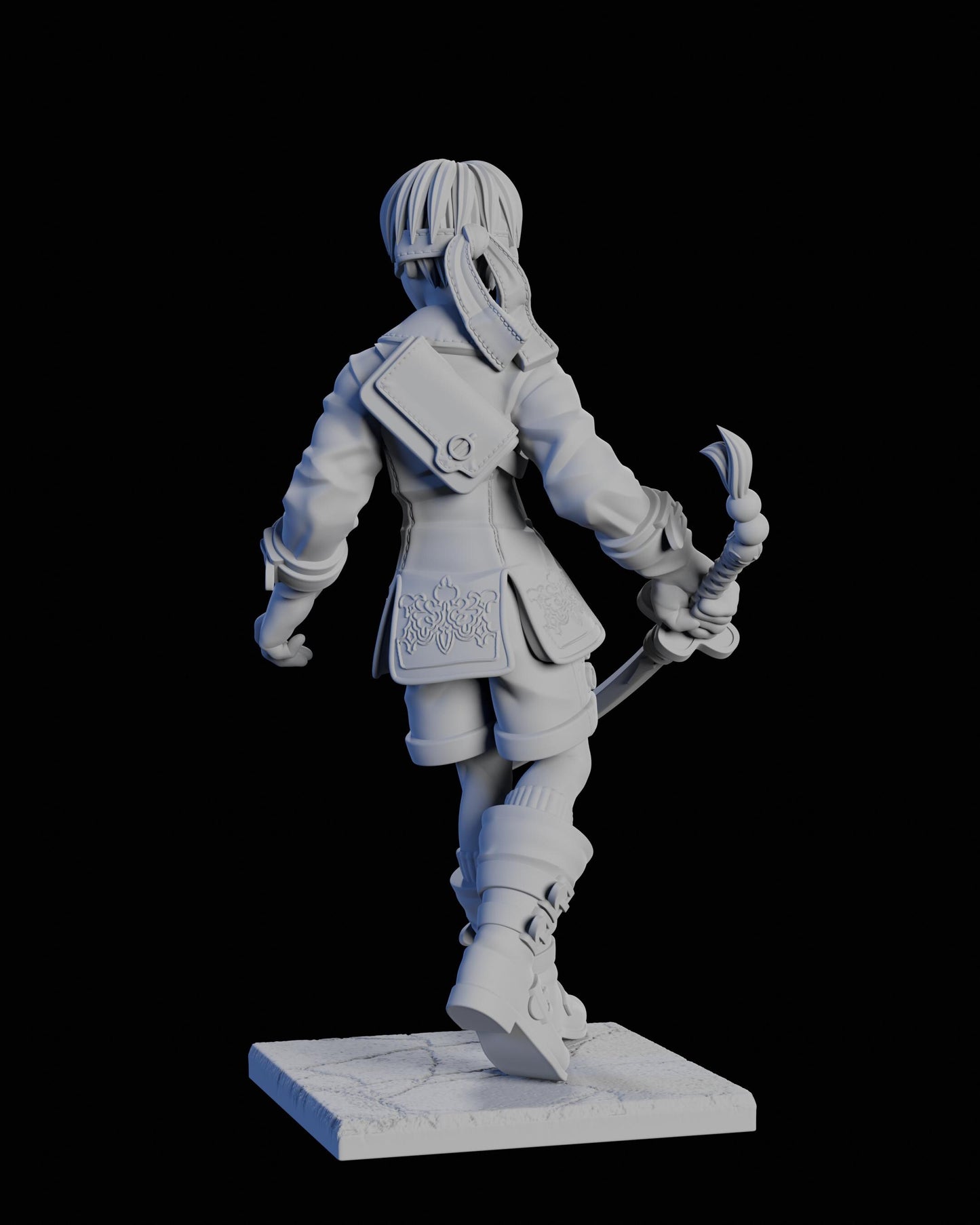 Neuf Sigma Miniature - 28mm / 32mm / 36mm / 75mm - Ethan Savage Studios - Unpainted Resin Printed Figure for D&D, TTRPGs, and Board Games