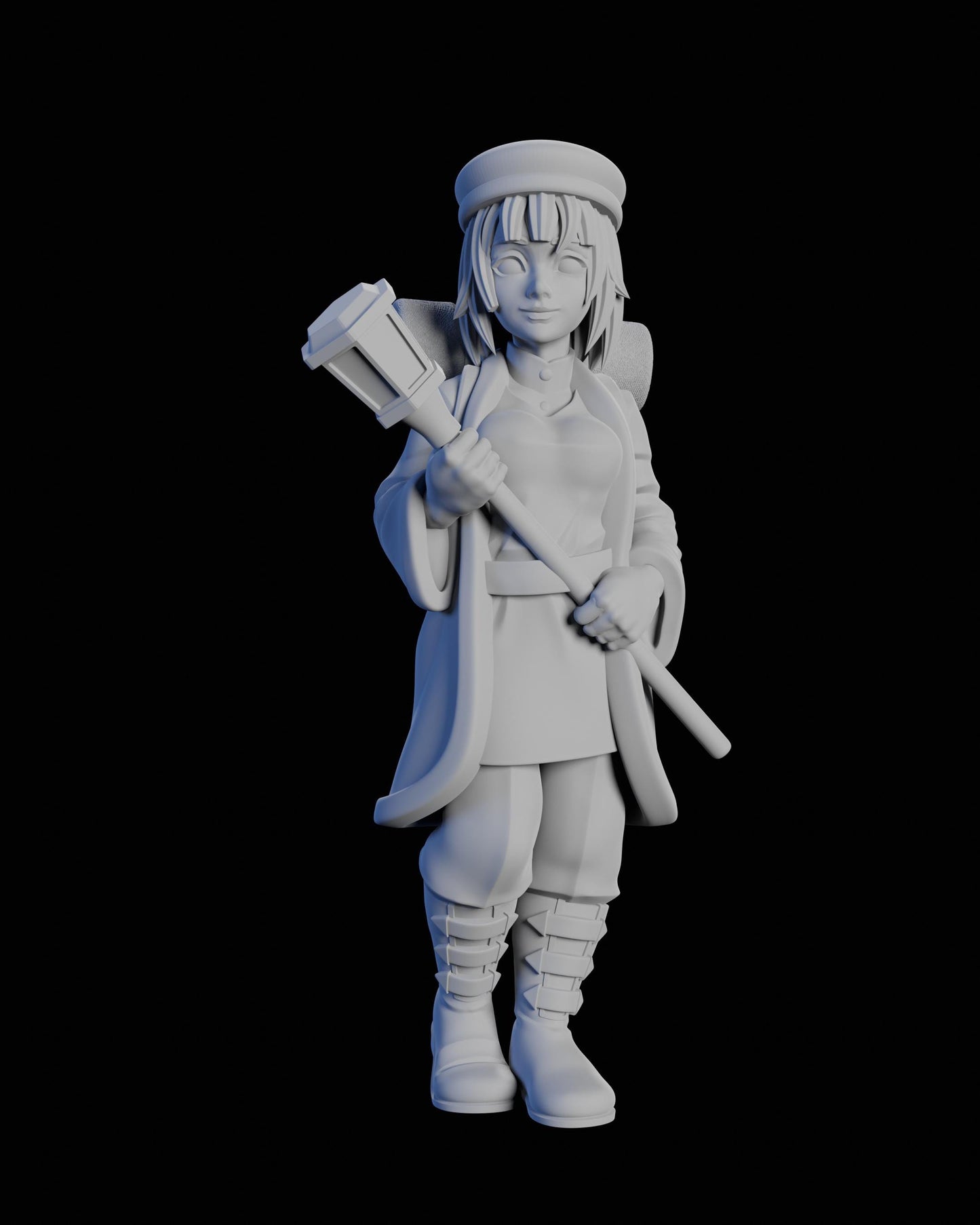 Kindly Cleric Miniature - 28mm / 32mm / 36mm / 75mm - Ethan Savage Studios - Unpainted Resin Printed Figure for D&D, TTRPGs, and Board Games