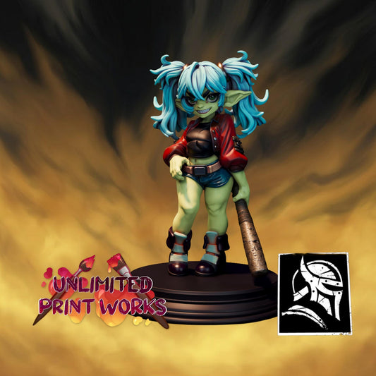Glenda Miniature (Standard & NSFW) - 28mm / 32mm / 36mm / 75mm - HardWitch Games - Resin Printed Figure for TTRPGs and Board Games