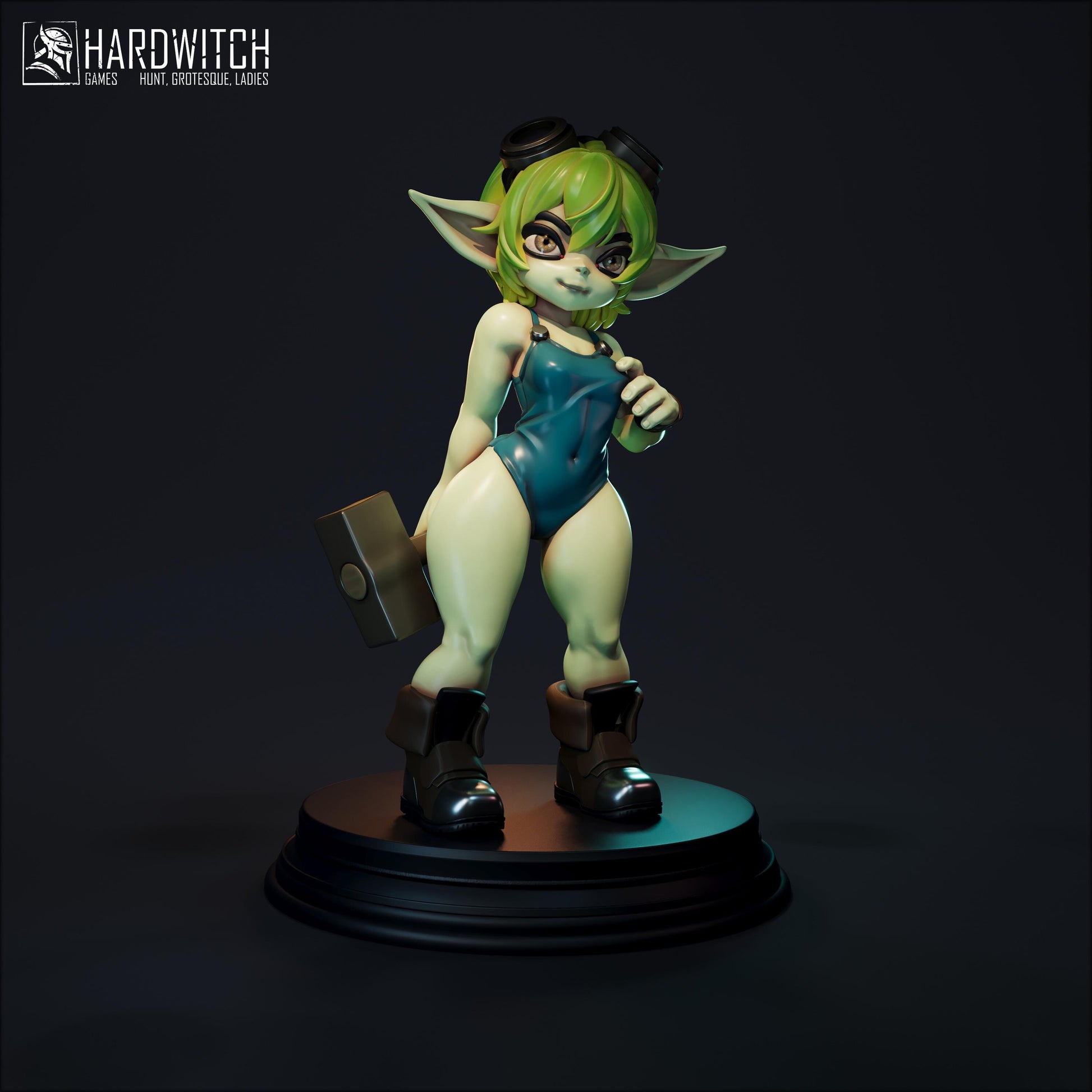 Ruddah Miniature - 28mm / 32mm / 36mm / 75mm - HardWitch Games - Resin Printed Figure for TTRPGs and Board Games