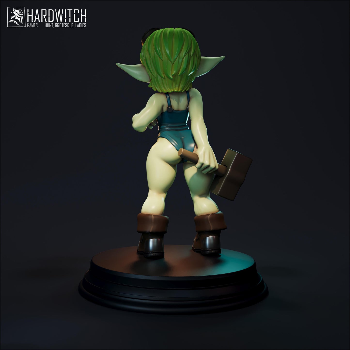 Ruddah Miniature - 28mm / 32mm / 36mm / 75mm - HardWitch Games - Resin Printed Figure for TTRPGs and Board Games