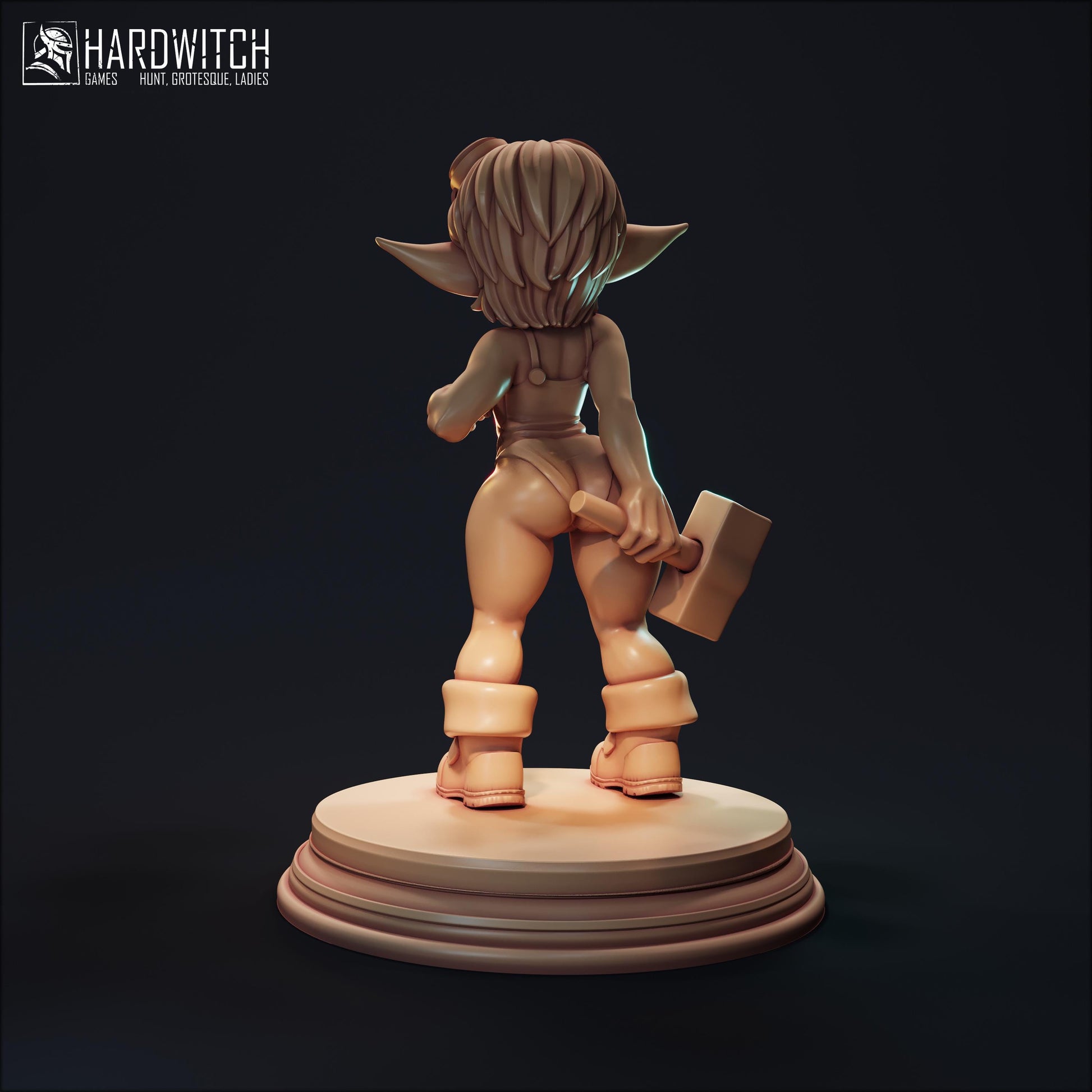 Ruddah Miniature - 28mm / 32mm / 36mm / 75mm - HardWitch Games - Resin Printed Figure for TTRPGs and Board Games