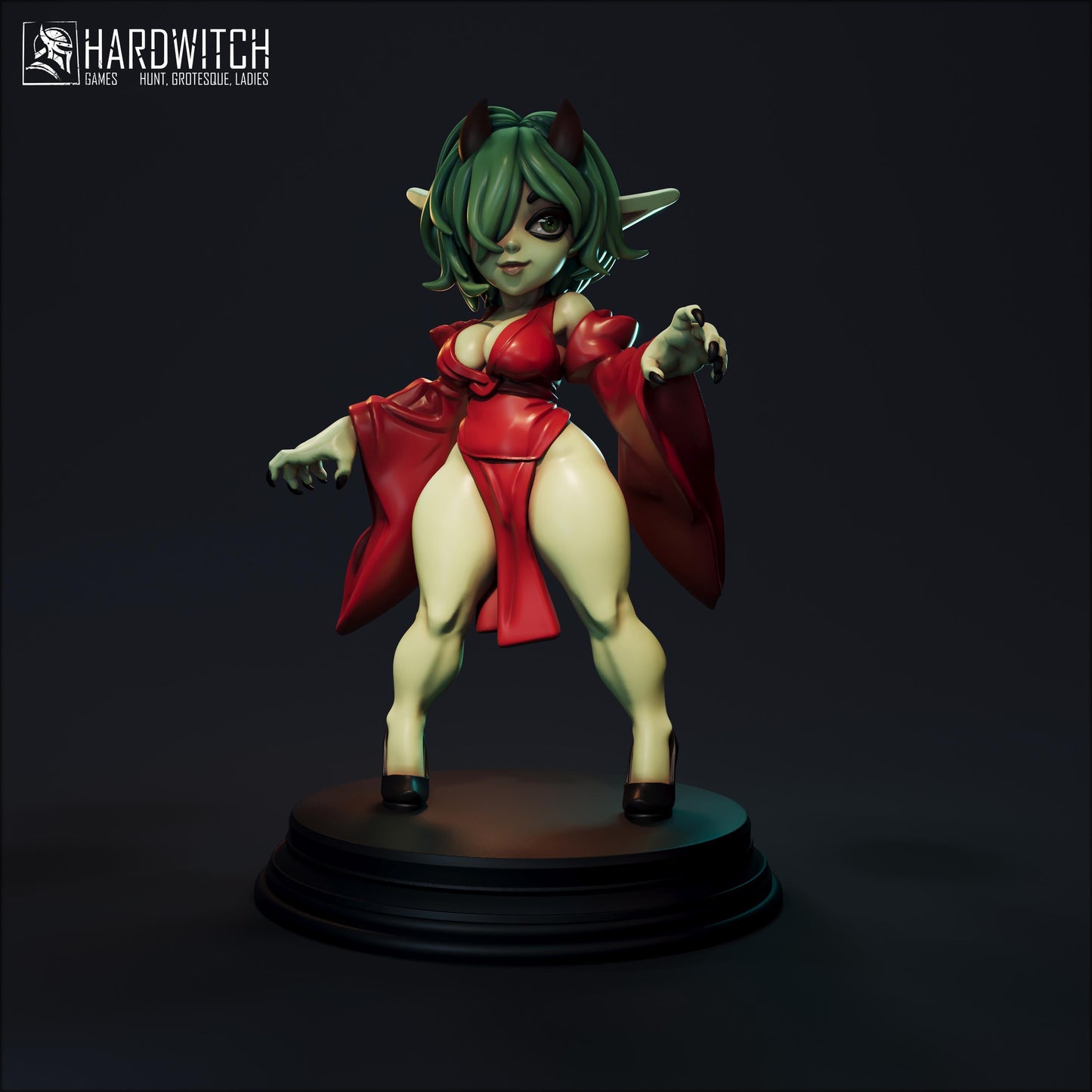 Martisha Miniature (Standard & NSFW) - 28mm / 32mm / 36mm / 75mm - HardWitch Games - Resin Printed Figure for TTRPGs and Board Games