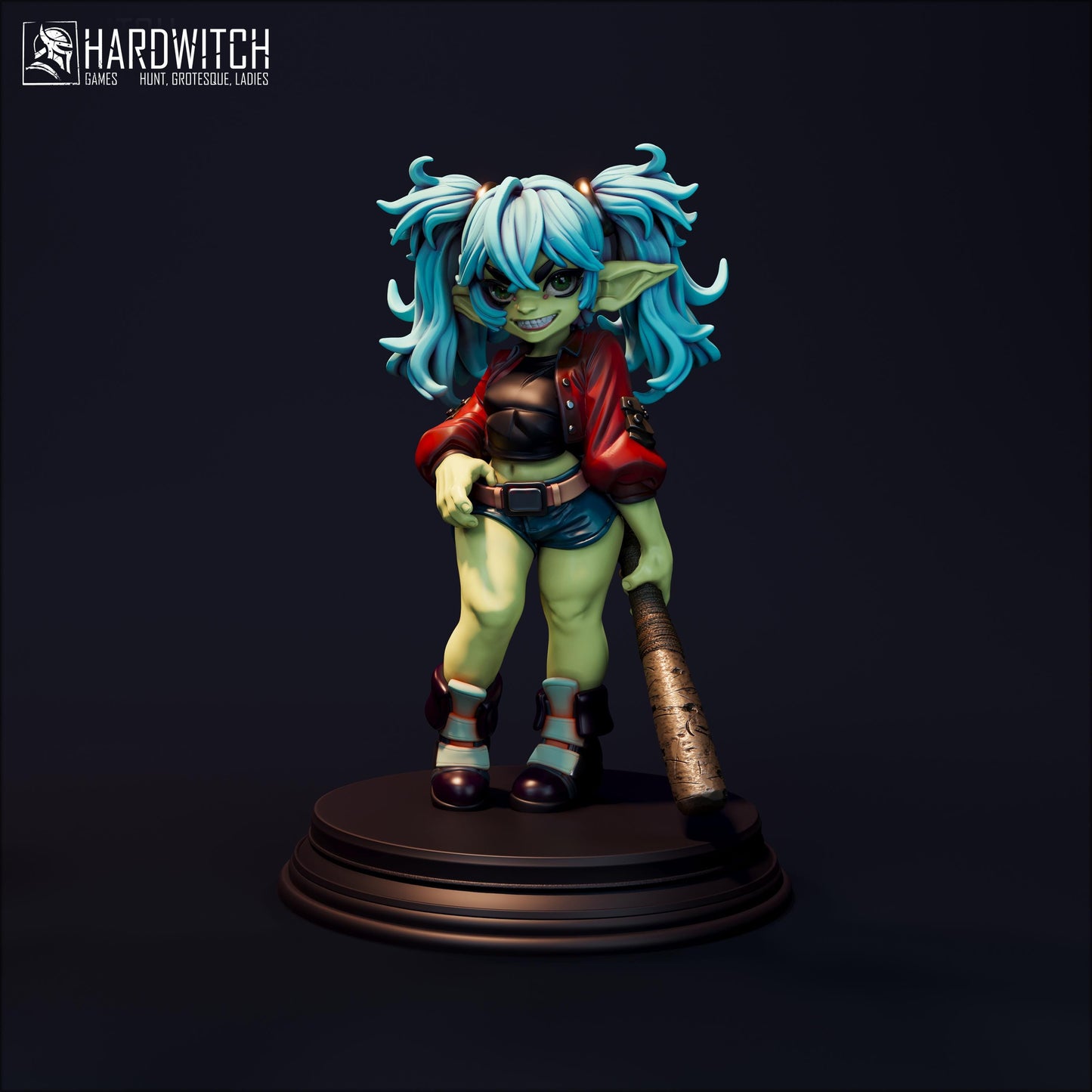 Glenda Miniature (Standard & NSFW) - 28mm / 32mm / 36mm / 75mm - HardWitch Games - Resin Printed Figure for TTRPGs and Board Games