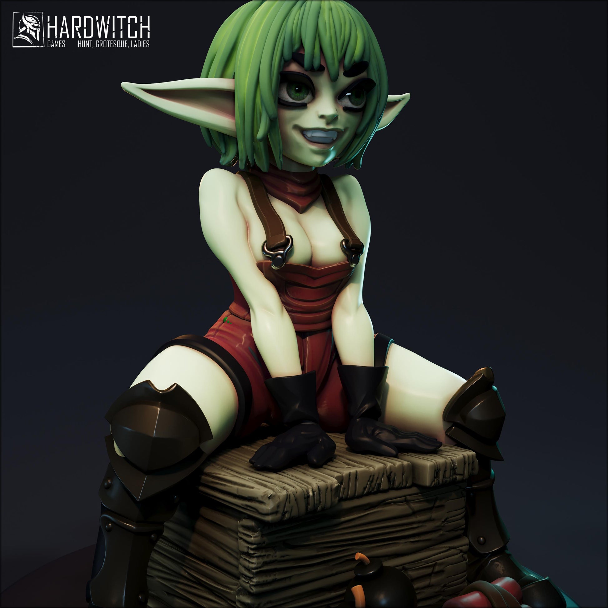 Fragga Miniature (Standard & NSFW) - 28mm / 32mm / 36mm / 75mm - HardWitch Games - Resin Printed Figure for TTRPGs and Board Games