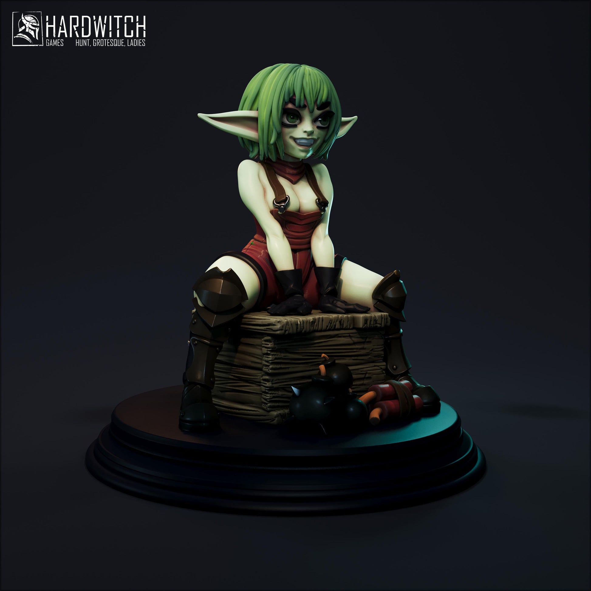 Fragga Miniature (Standard & NSFW) - 28mm / 32mm / 36mm / 75mm - HardWitch Games - Resin Printed Figure for TTRPGs and Board Games