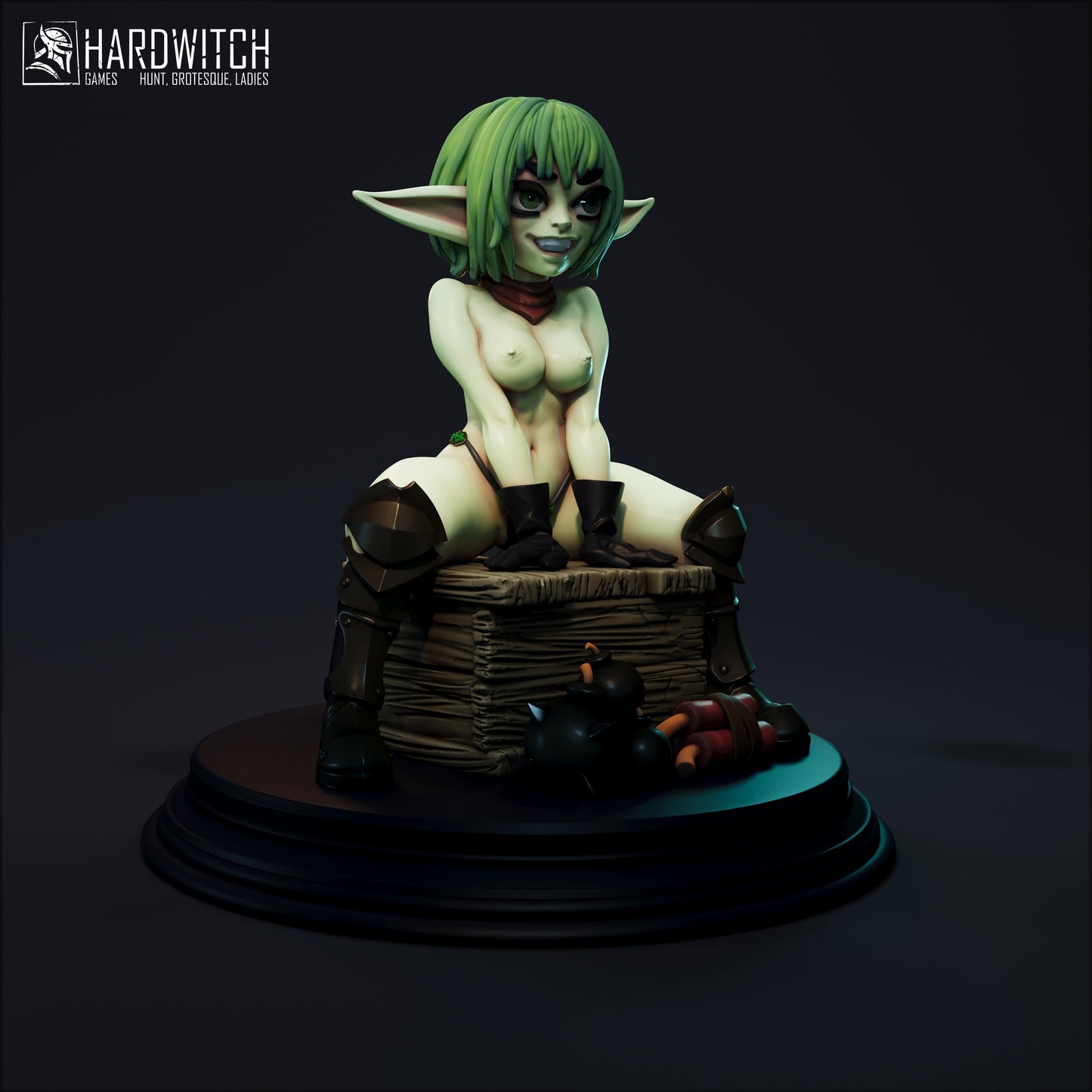 Fragga Miniature (Standard & NSFW) - 28mm / 32mm / 36mm / 75mm - HardWitch Games - Resin Printed Figure for TTRPGs and Board Games
