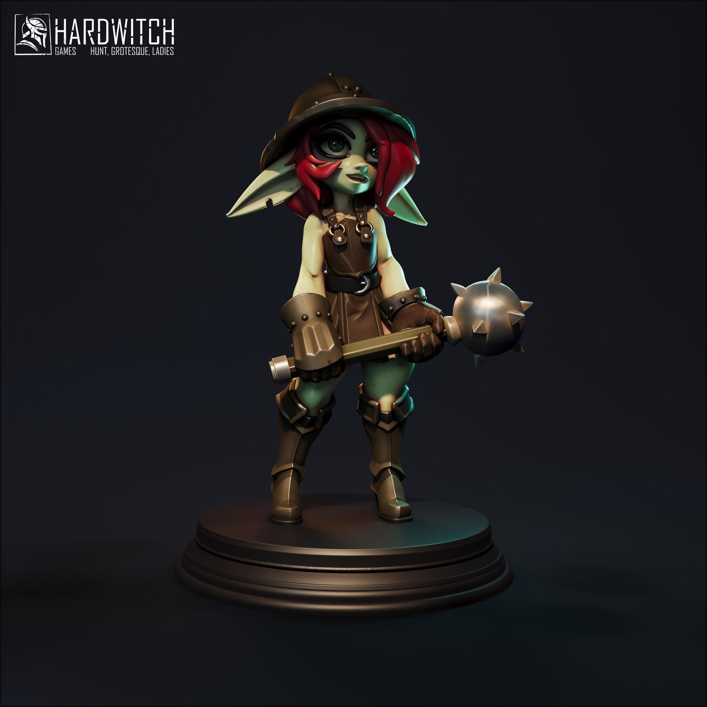 Felixia Miniature - 28mm / 32mm / 36mm / 75mm - HardWitch Games - Resin Printed Figure for TTRPGs and Board Games