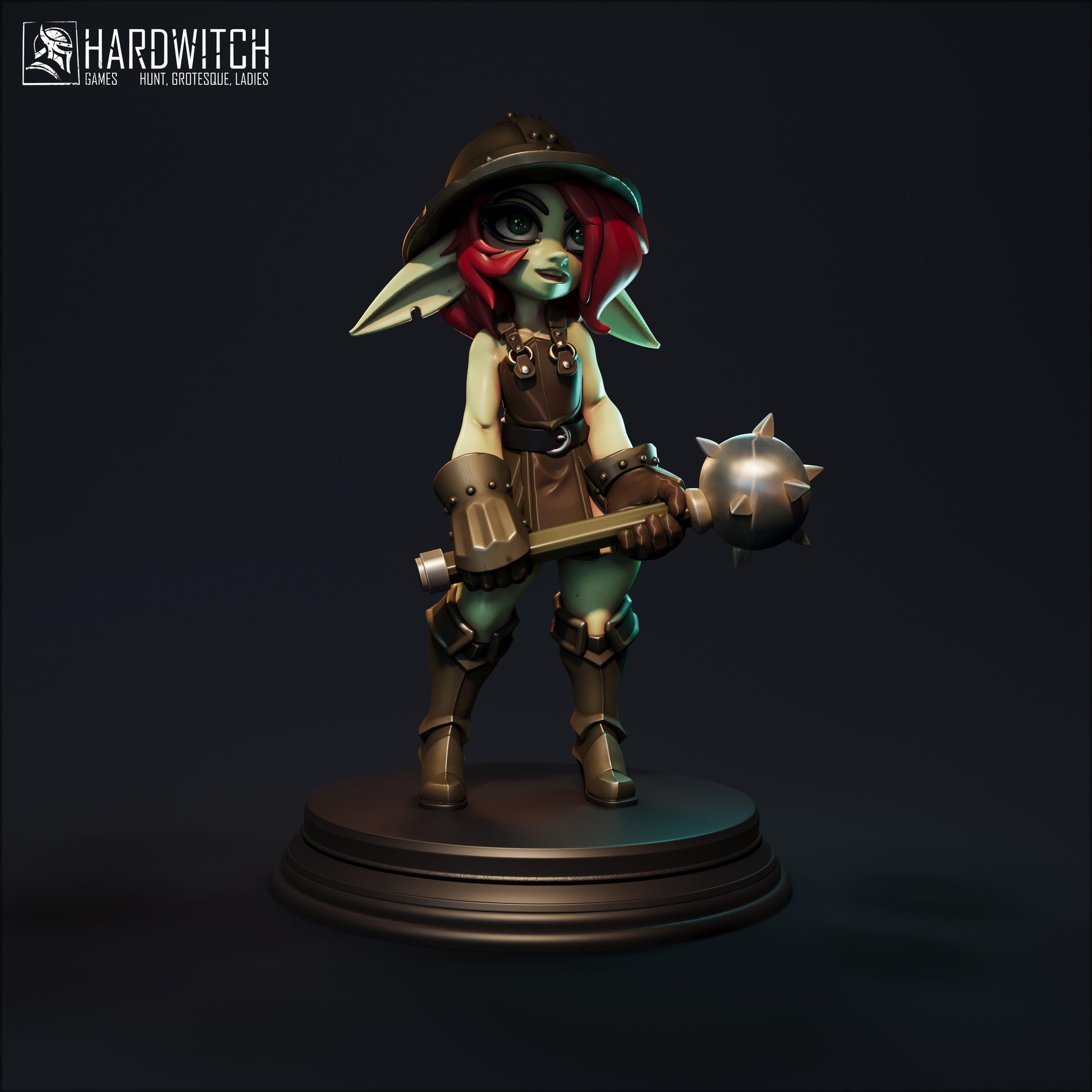 Felixia Miniature - 28mm / 32mm / 36mm / 75mm - HardWitch Games - Resin Printed Figure for TTRPGs and Board Games