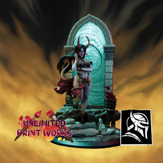 Keybearer Anara Miniature - 28mm / 32mm / 36mm / 75mm - HardWitch Games - Resin Printed Figure for D&D, TTRPGs, and Board Gaming