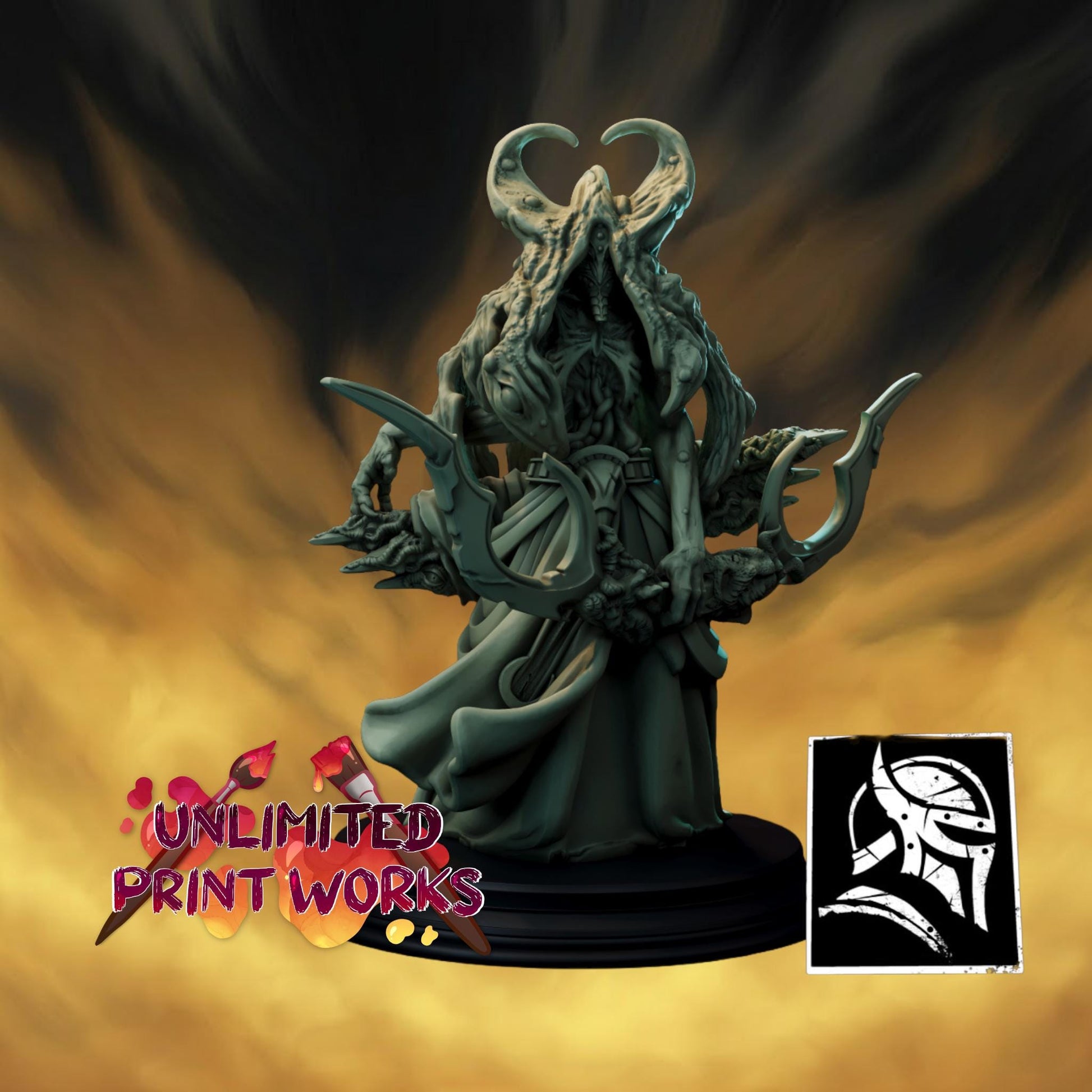 Archer Miniature - 28mm / 32mm / 36mm / 75mm - HardWitch Games - Resin Printed Figure for D&D, TTRPGs, and Board Gaming
