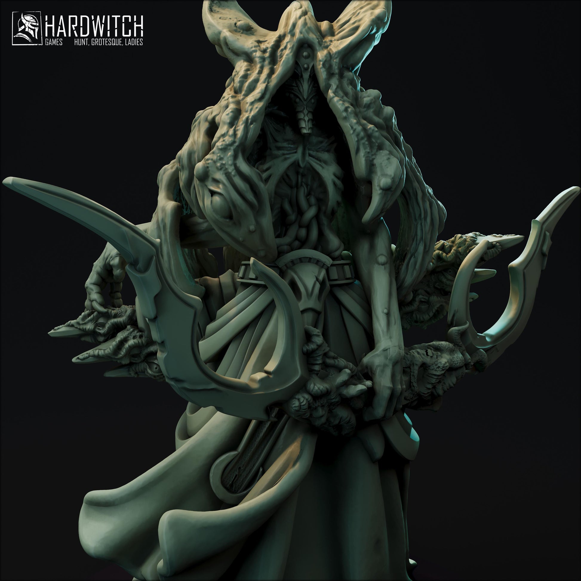 Archer Miniature - 28mm / 32mm / 36mm / 75mm - HardWitch Games - Resin Printed Figure for D&D, TTRPGs, and Board Gaming