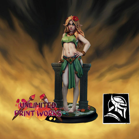 Fokada Irael Miniature - 28mm / 32mm / 36mm / 75mm / 1:12 - HardWitch Games - Resin Printed Figure for D&D, TTRPGs, and Board Gaming