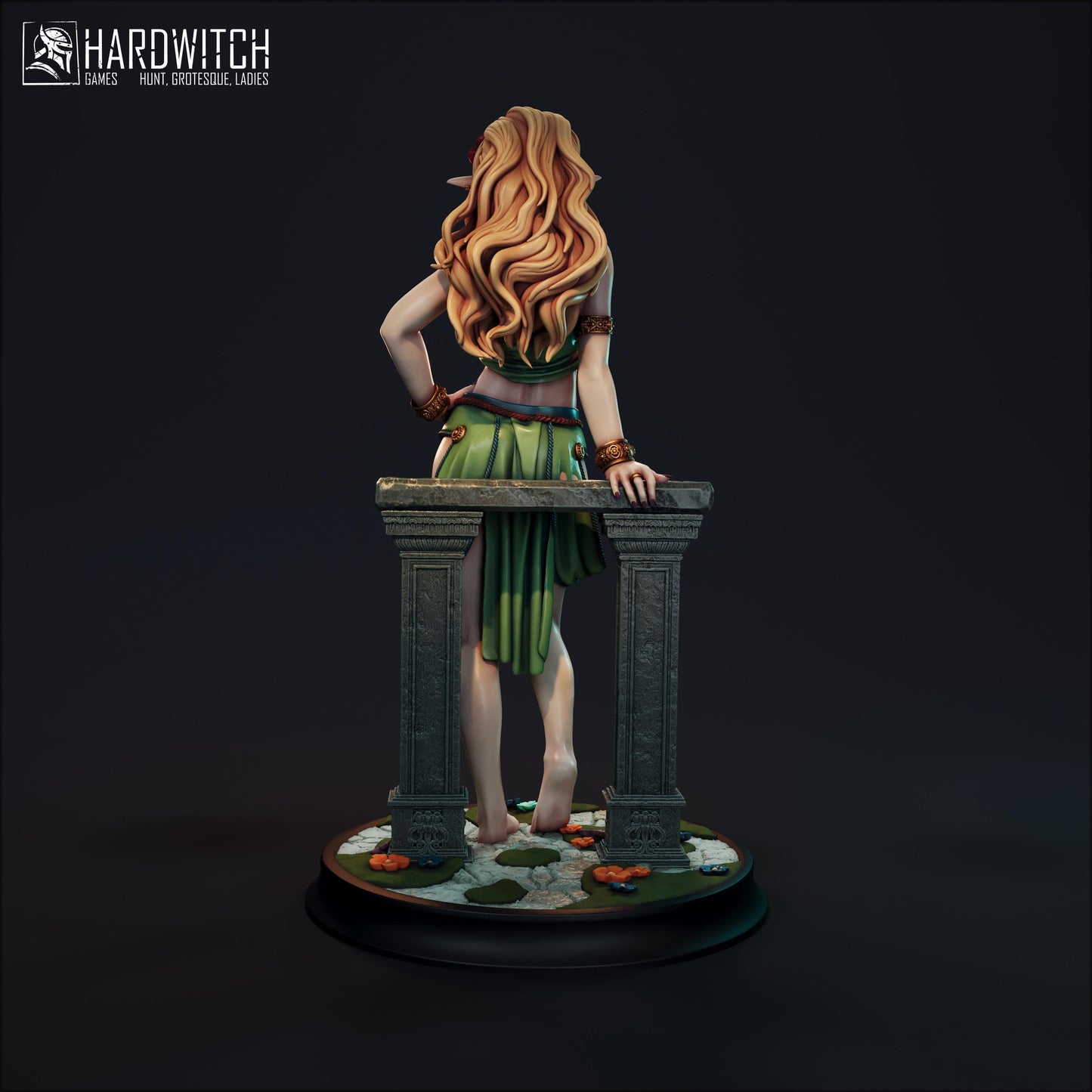 Fokada Irael Miniature - 28mm / 32mm / 36mm / 75mm / 1:12 - HardWitch Games - Resin Printed Figure for D&D, TTRPGs, and Board Gaming
