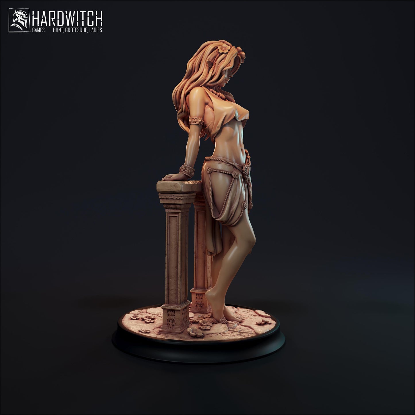 Fokada Irael Miniature - 28mm / 32mm / 36mm / 75mm / 1:12 - HardWitch Games - Resin Printed Figure for D&D, TTRPGs, and Board Gaming