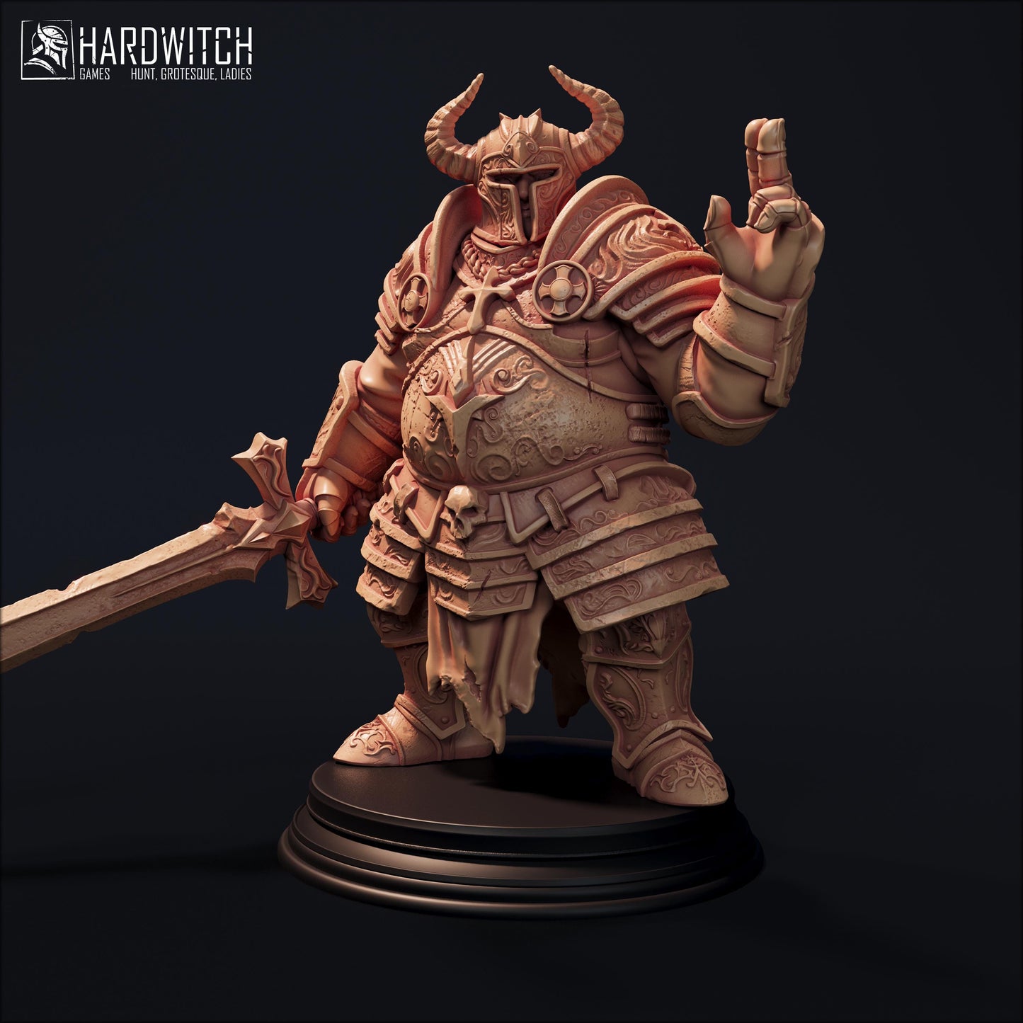 Gojir Quiet Miniature - 28mm / 32mm / 36mm / 75mm - HardWitch Games - Resin Printed Figure for TTRPGs and Board Games