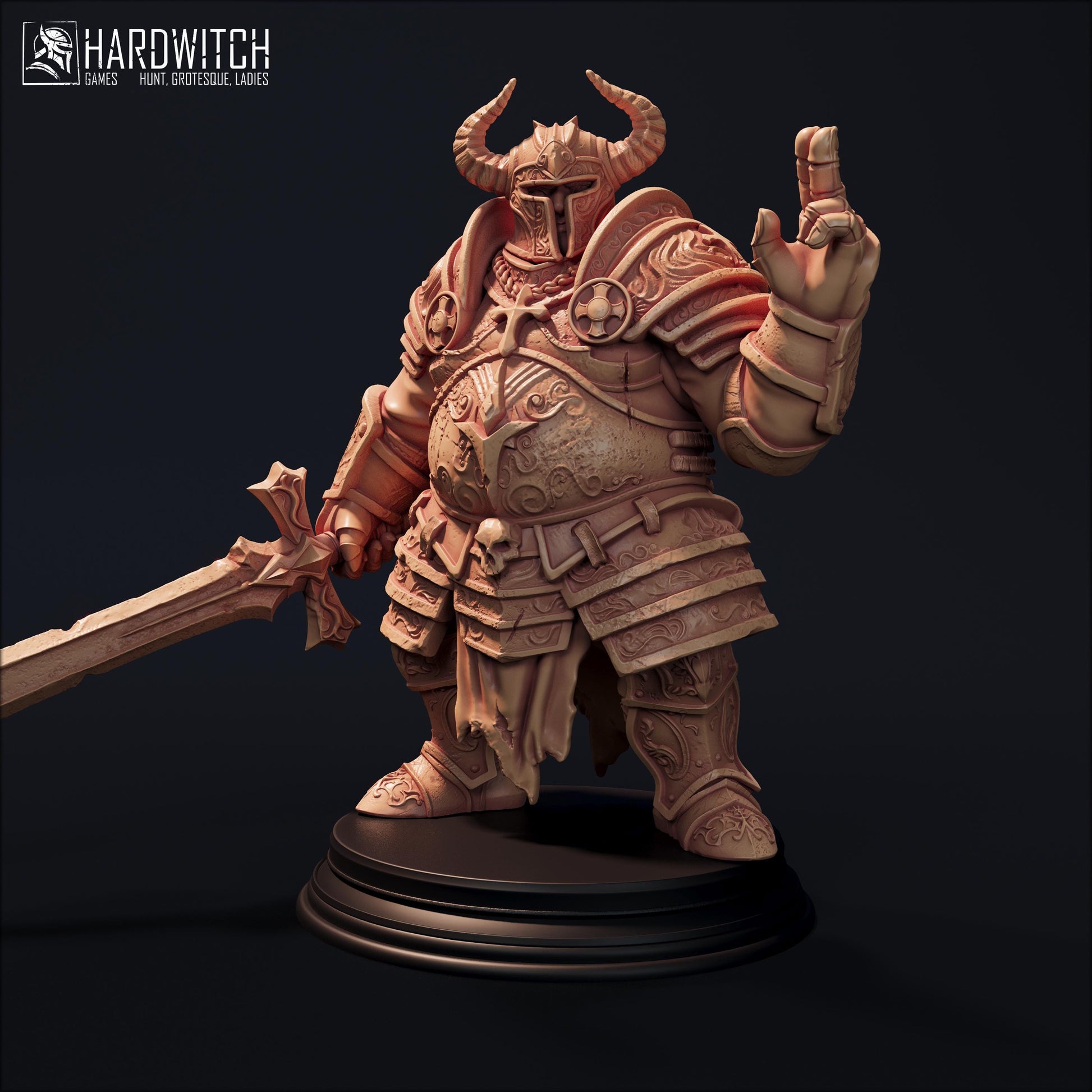 Gojir Quiet Miniature - 28mm / 32mm / 36mm / 75mm - HardWitch Games - Resin Printed Figure for TTRPGs and Board Games