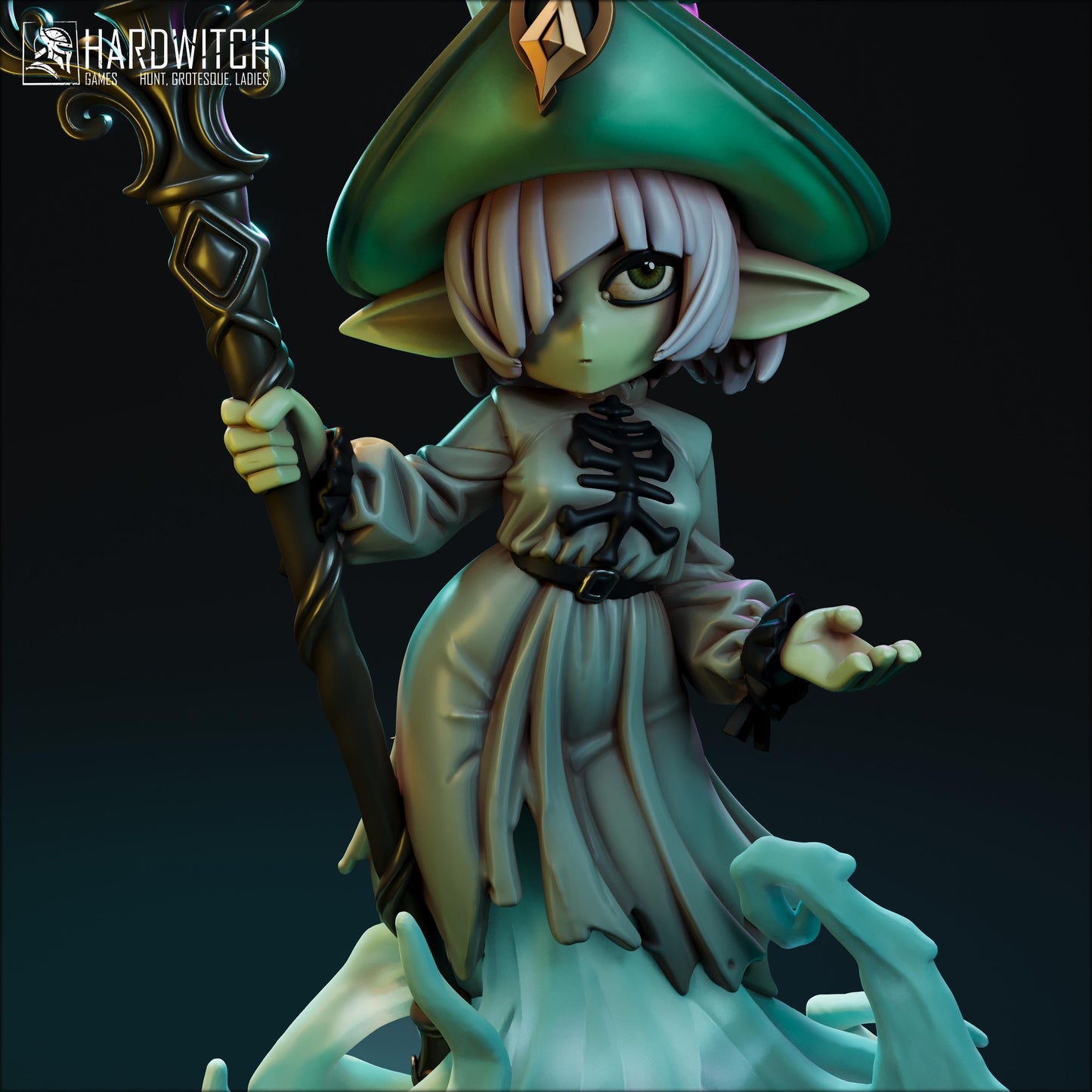 Undy Spectral Miniature (Standard & NSFW) - 28mm / 32mm / 36mm / 75mm - HardWitch Games - Resin Printed Figure for TTRPGs and Board Games