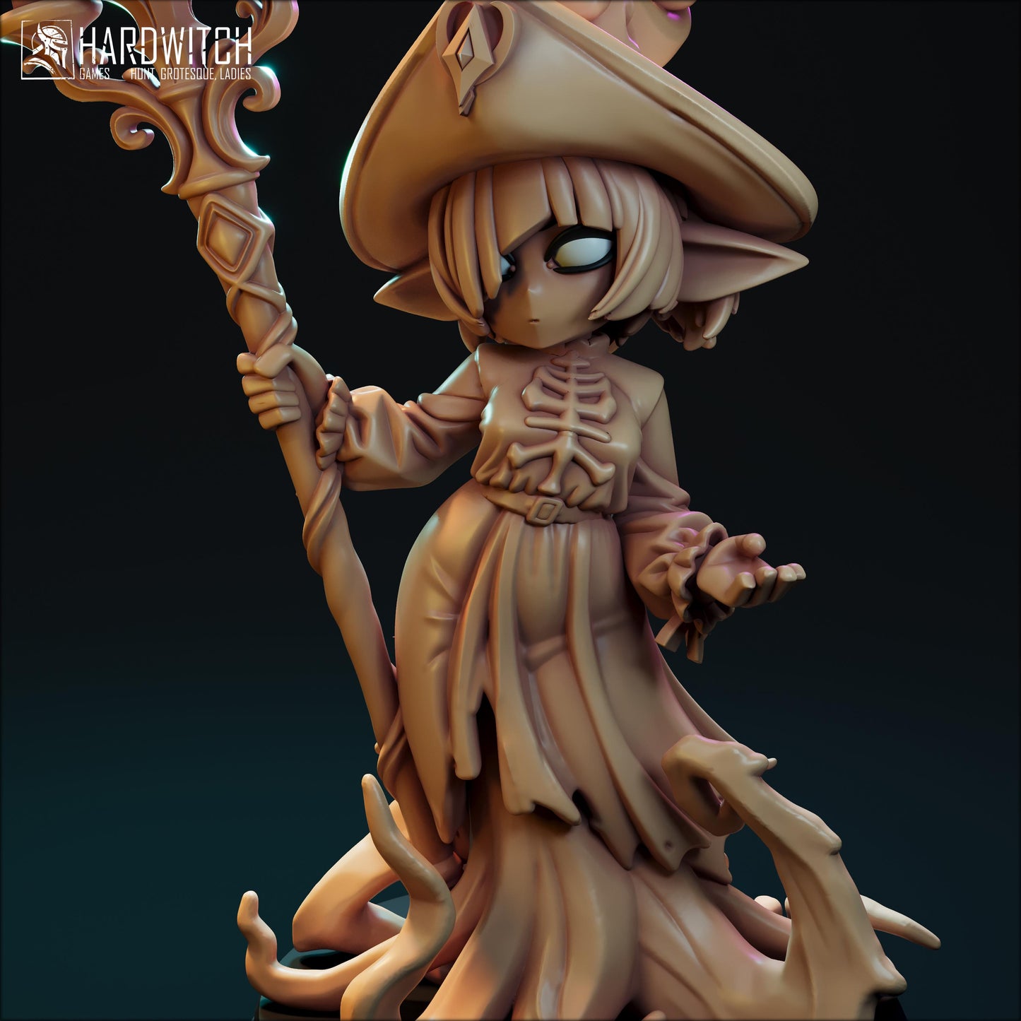 Undy Spectral Miniature (Standard & NSFW) - 28mm / 32mm / 36mm / 75mm - HardWitch Games - Resin Printed Figure for TTRPGs and Board Games