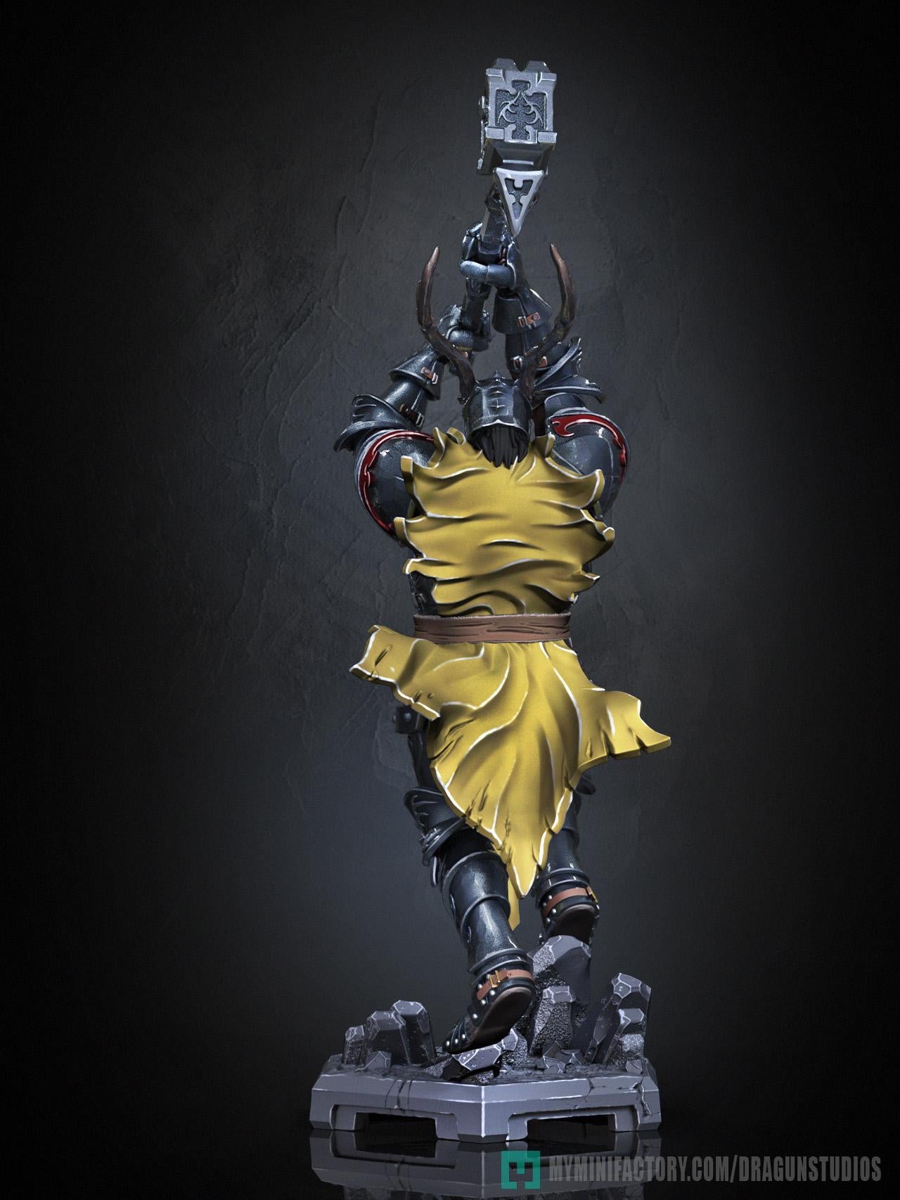 Storm End Lord Miniature - 28mm / 32mm / 36mm / 75mm - DraGun - Resin Printed Figure for TTRPGs and Board Games