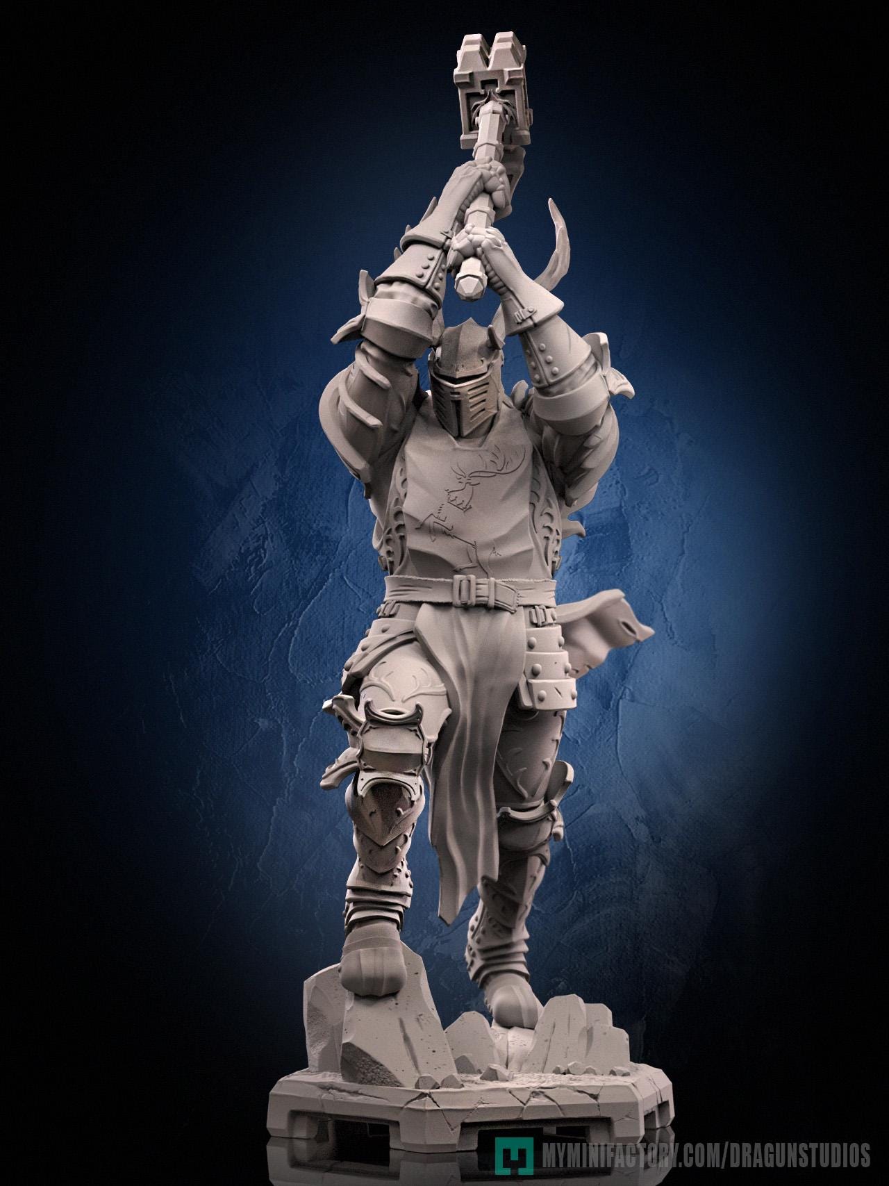 Storm End Lord Miniature - 28mm / 32mm / 36mm / 75mm - DraGun - Resin Printed Figure for TTRPGs and Board Games